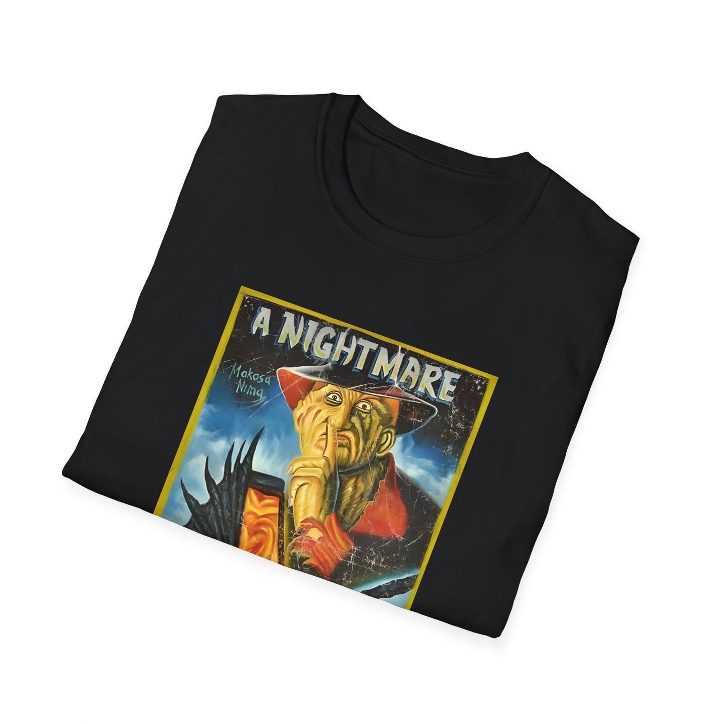 a nightmare on elm street 1984 ghanaian movie poster tshirt