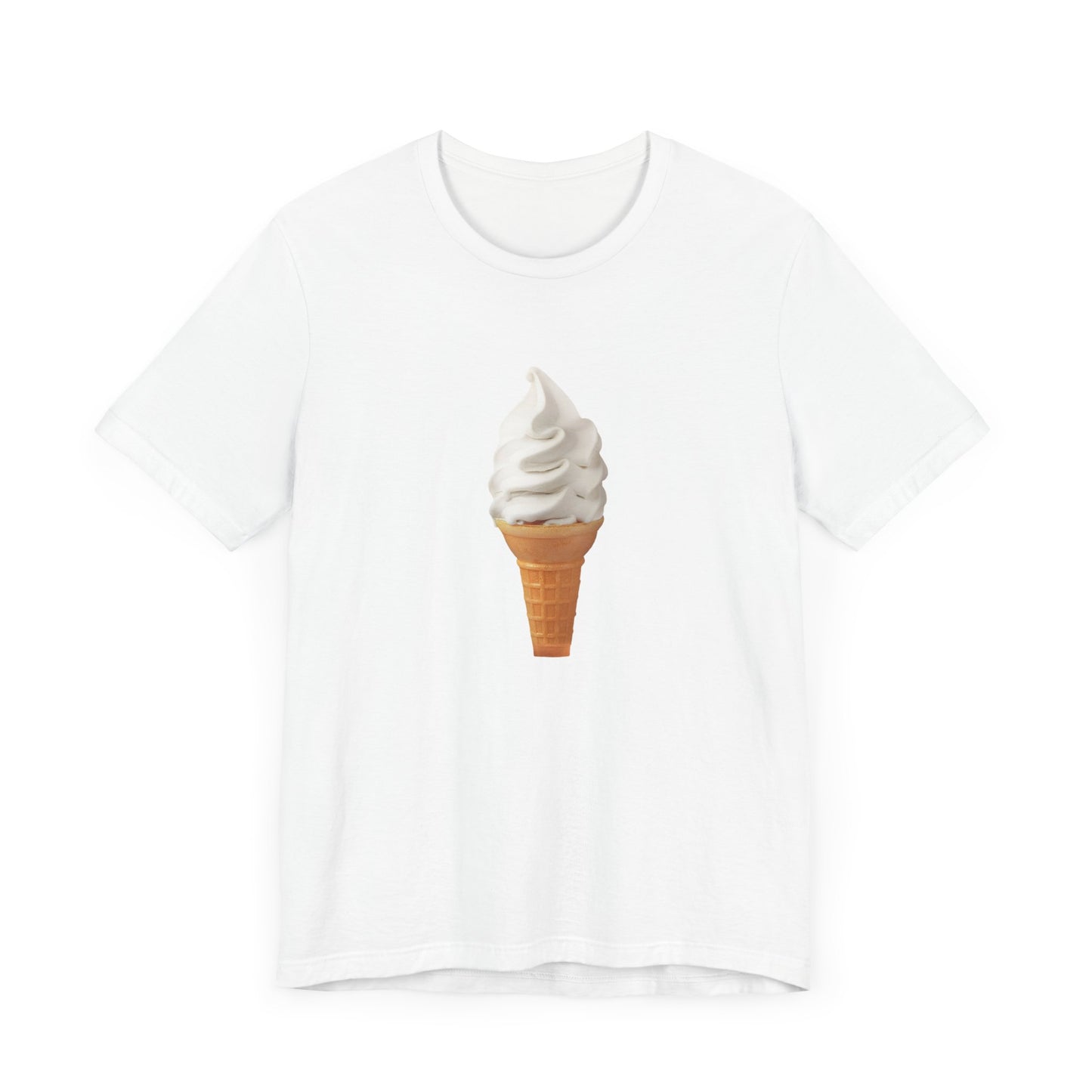 soft vanilla ice cream cone tshirt