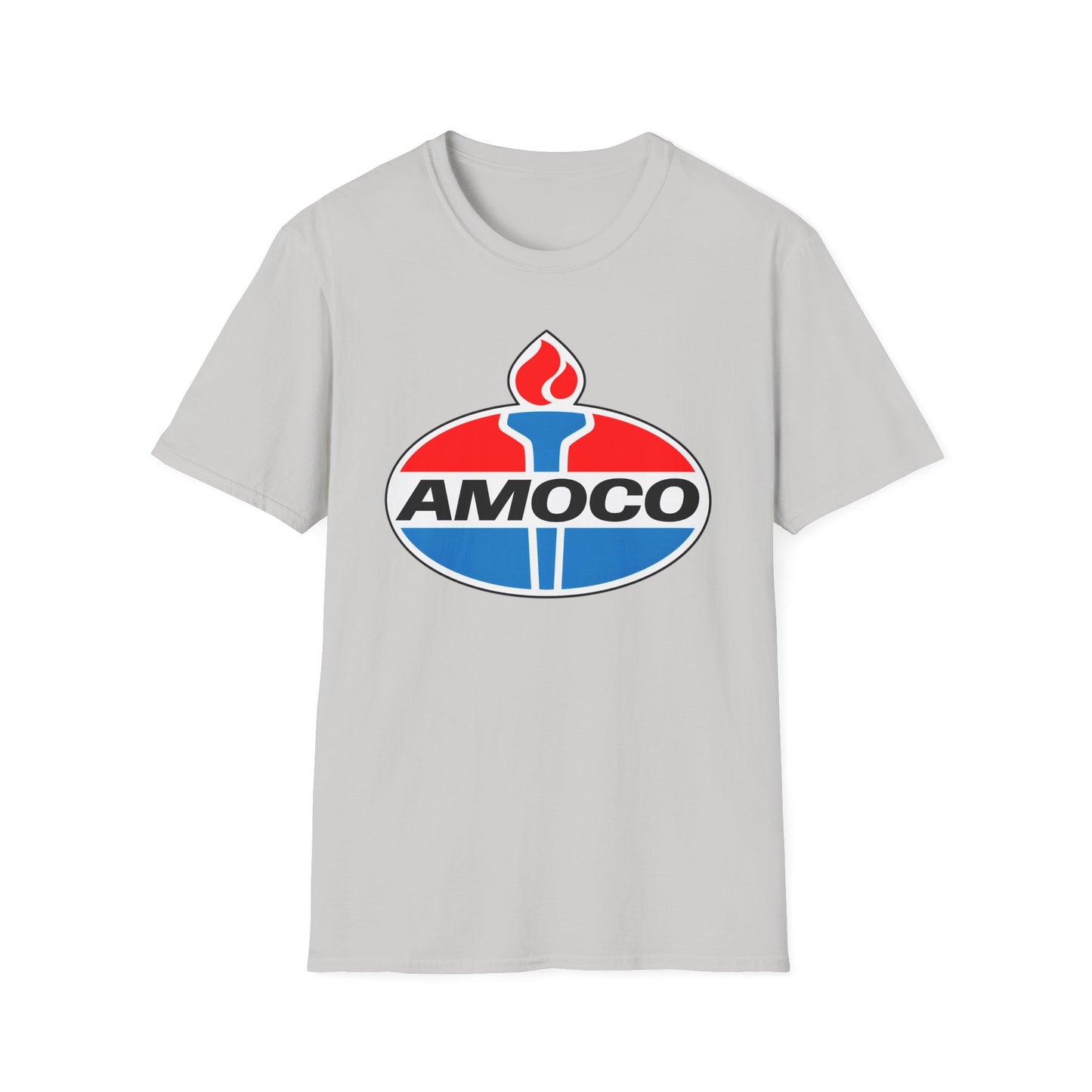 amoco oil company logo tshirt