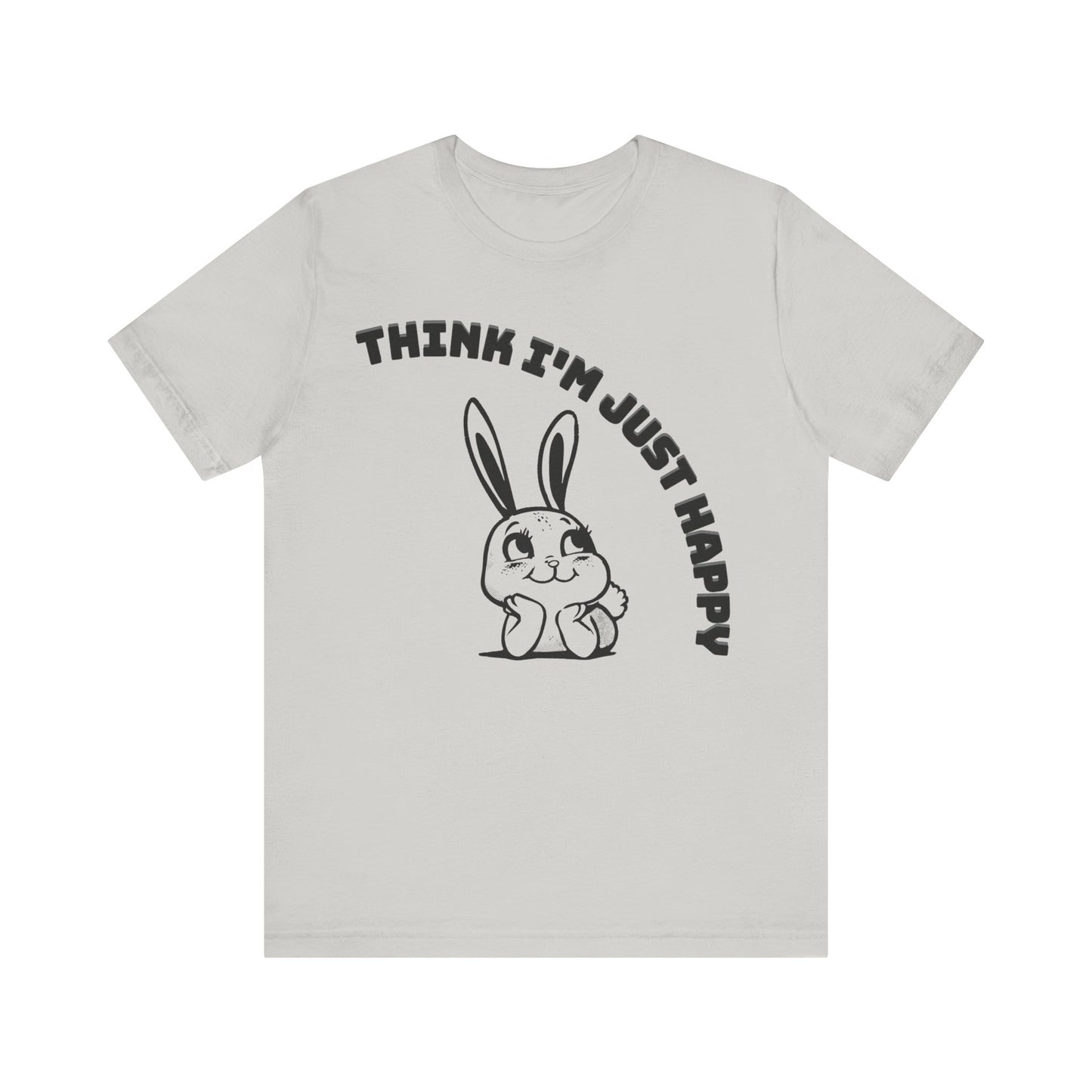 think I'm just happy nirvana song lyrics tshirt