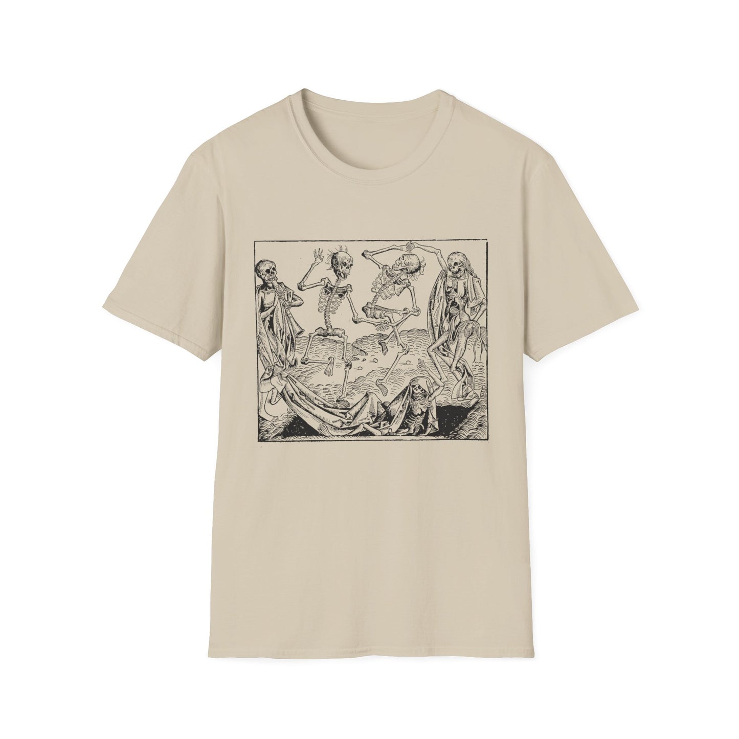 1493 michael wolgemut's dance of death tshirt