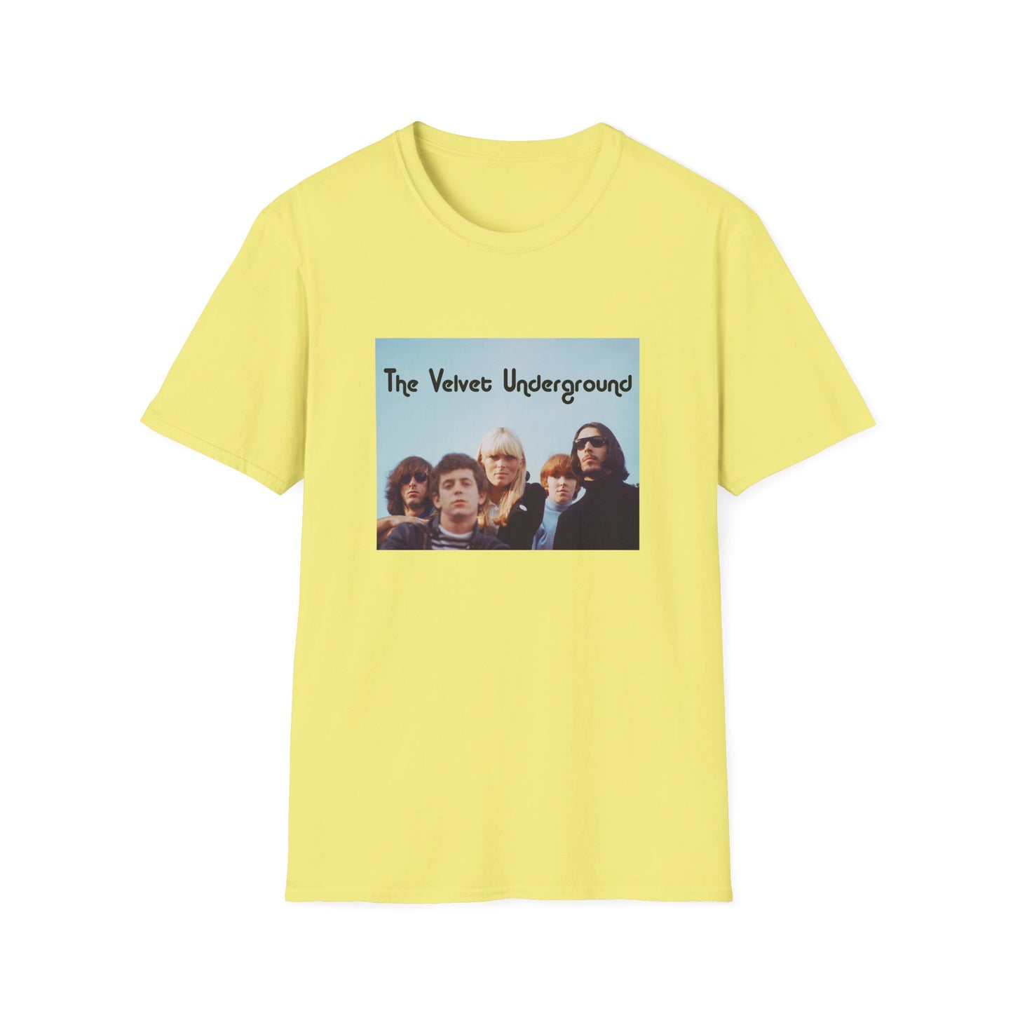 the velvet underground band photo in colour tshirt