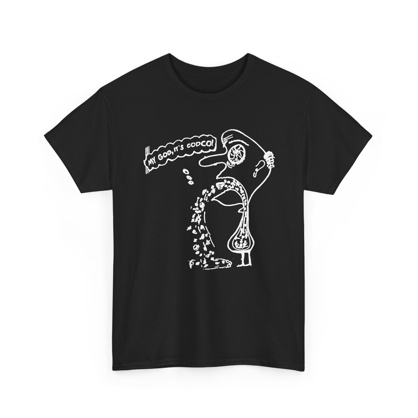 1988 newfoundland comedy tv show codco my god it's codco graphic reproduction tshirt