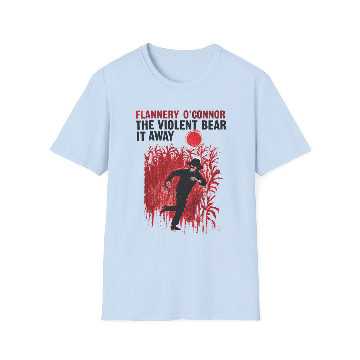 1960 the violent bear it away flannery o'connor alternate book cover tshirt