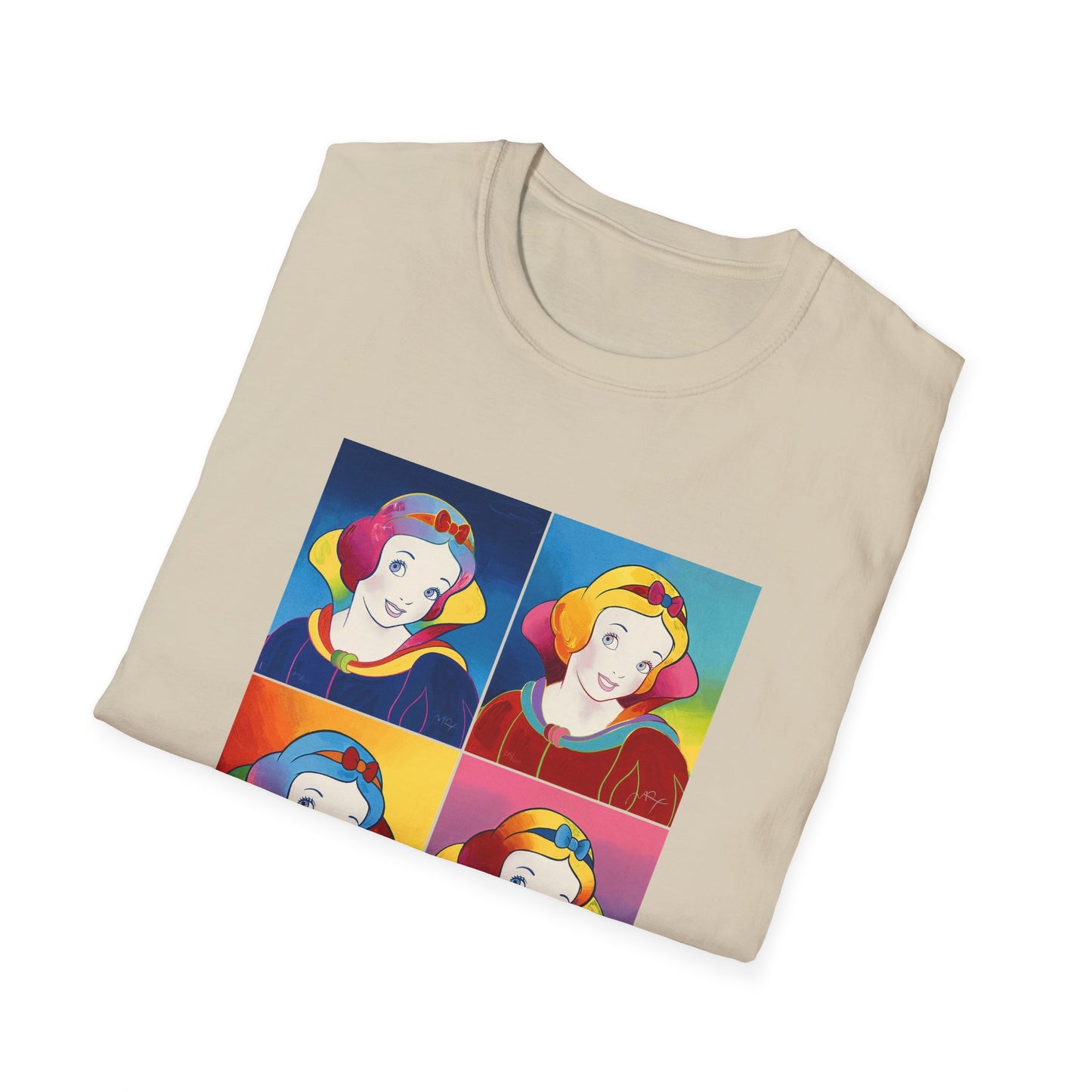 1996 psychedelic snow white pop culture art by peter max tshirt