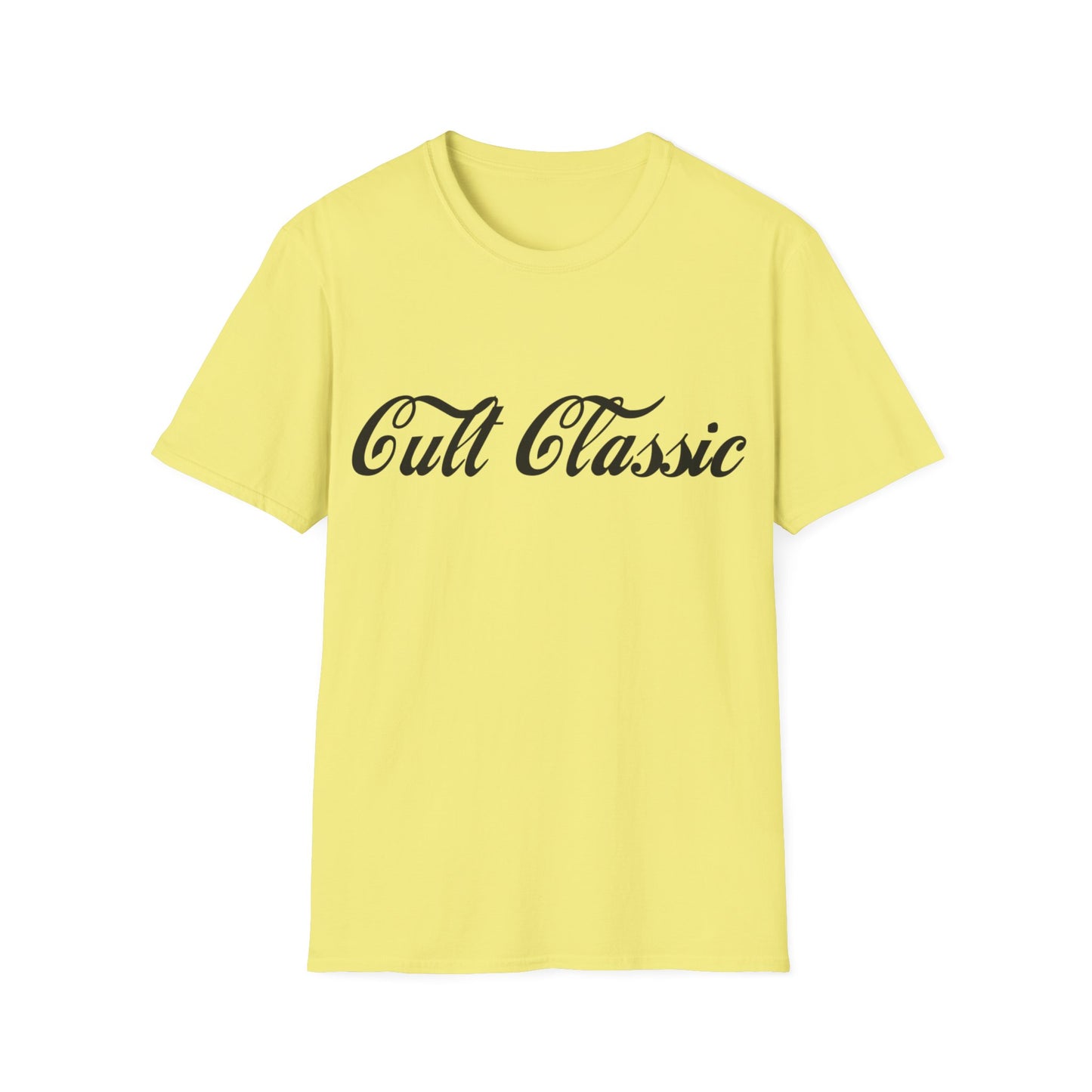 cult classic in coca cola font tshirt