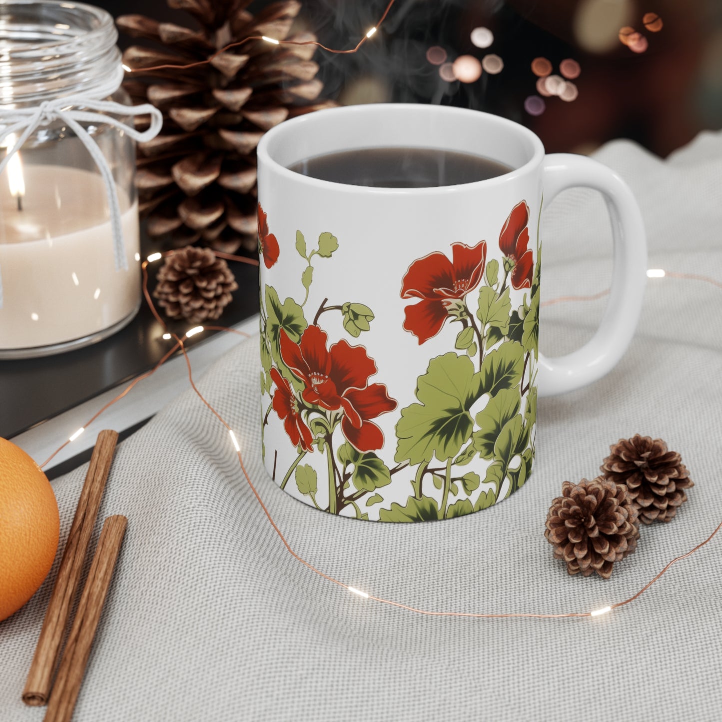 1960's wallpaper of the poisonous yet beautiful henbane flowers coffee mug whatmart