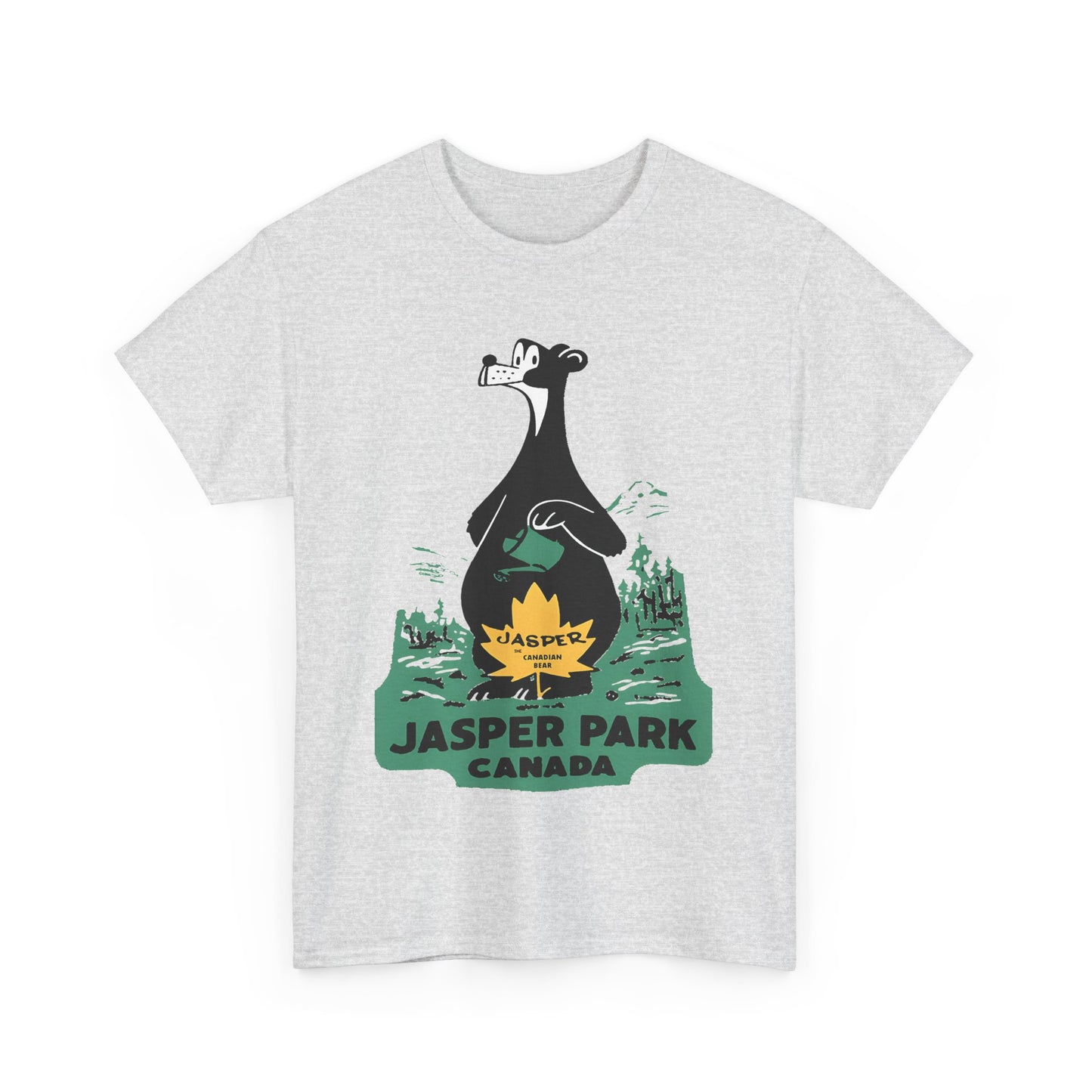1950s jasper national park patch tshirt