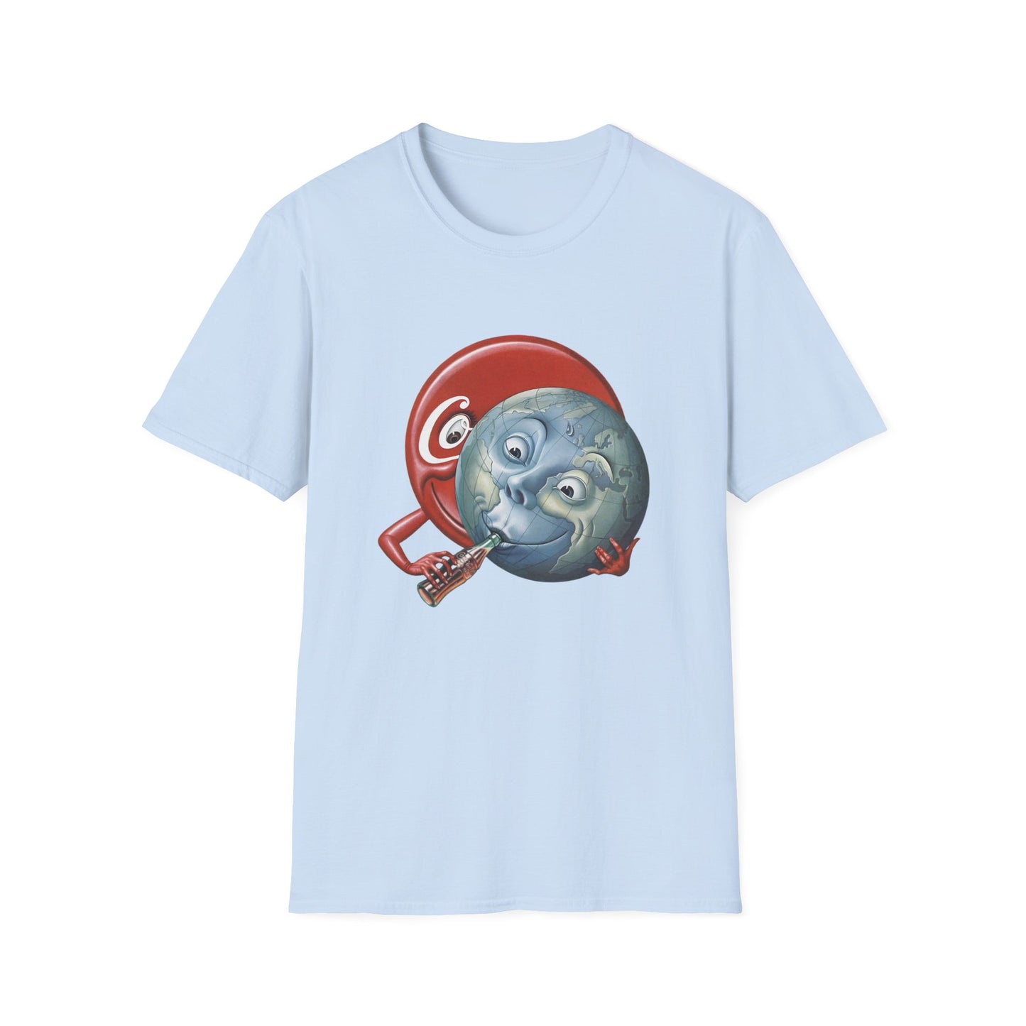 1950 world and friend coke suckling the earth by boris artzybasheff tshirt