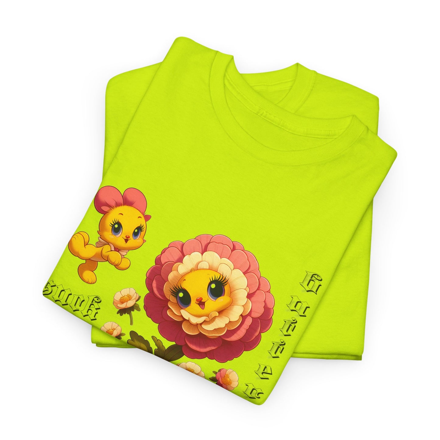 suck it up buttercup cartoon flower tshirt