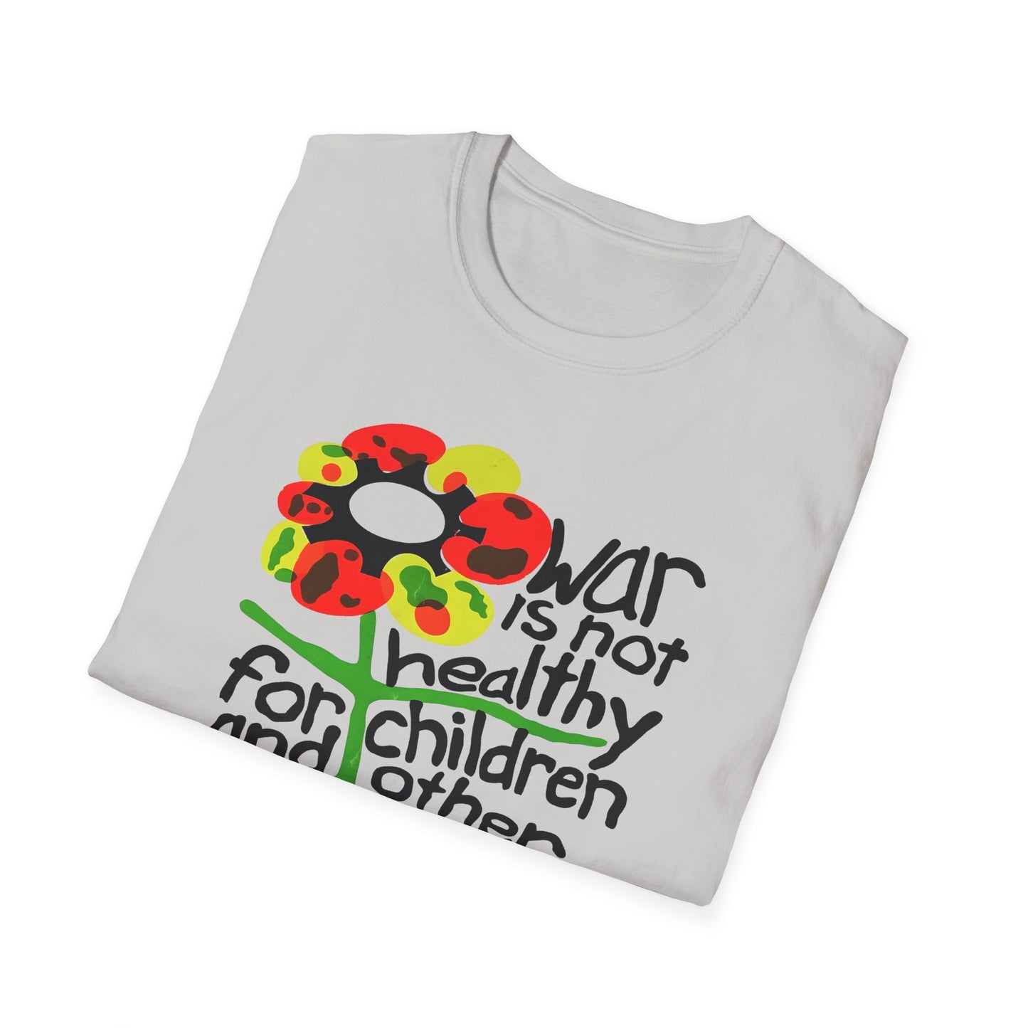 war is not healthy for children and other living things 1970s vietnam anti war poster tshirt