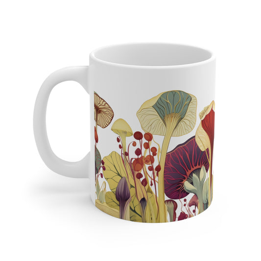 1970's wallpaper pattern style cool variety of corpse flowers coffee mug whatmart