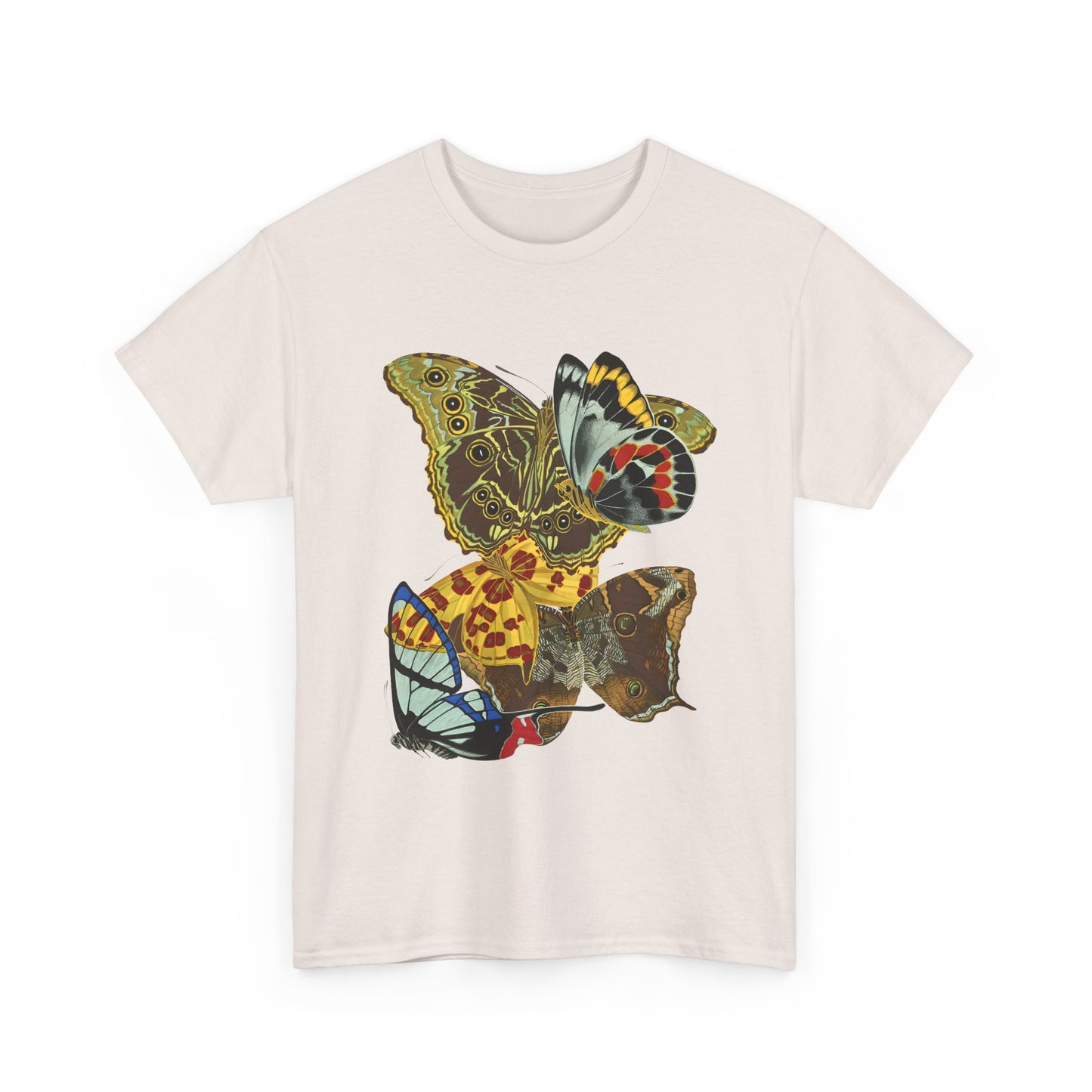 1925 papillons butterfly illustration by emile allain seguy tshirt