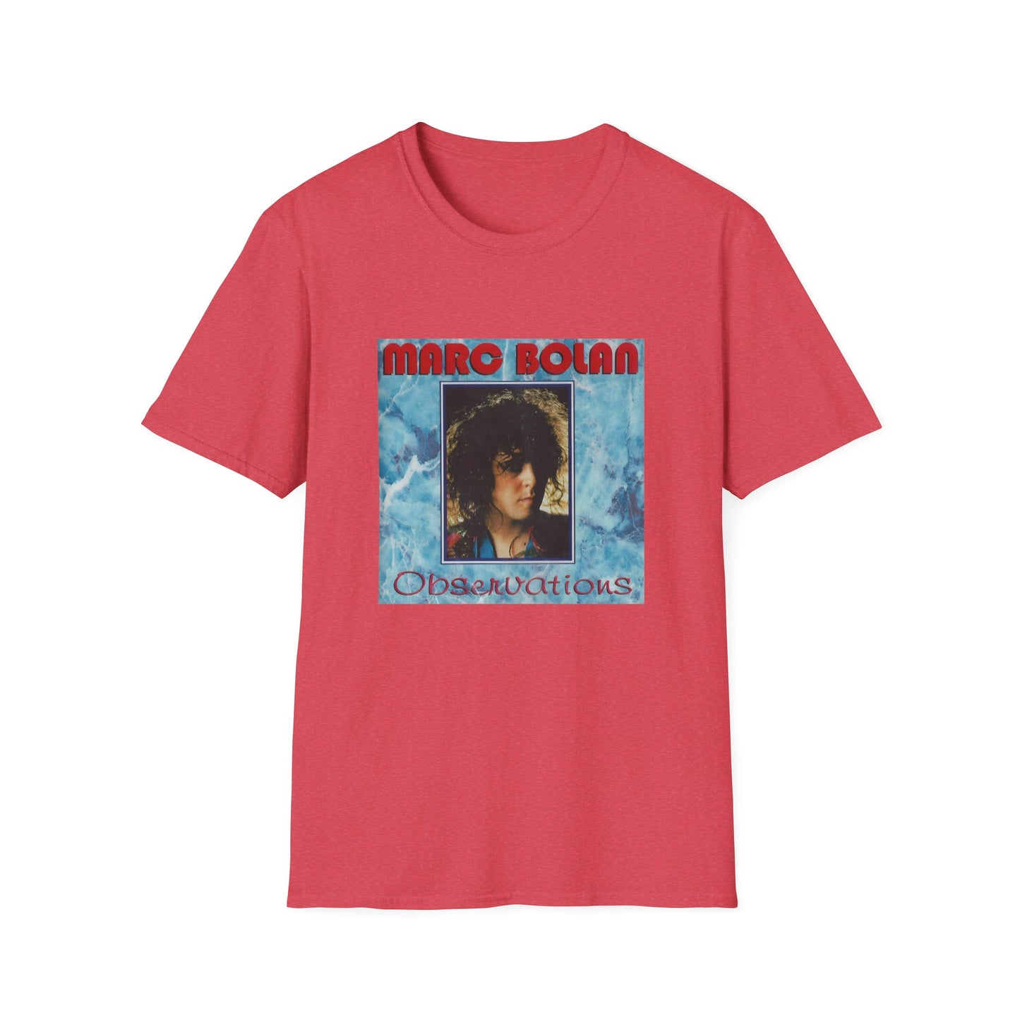 marc bolan 1992 observations album tshirt