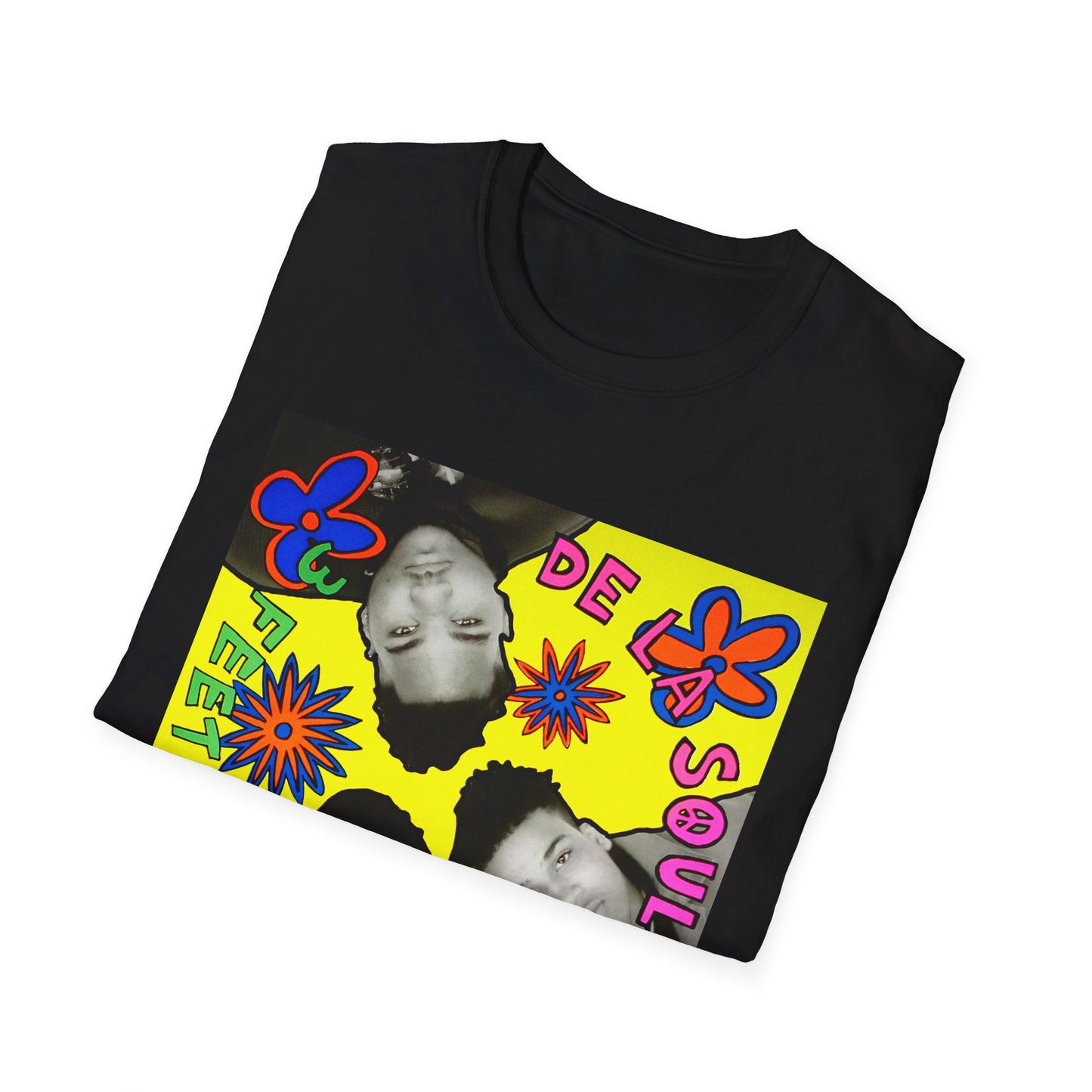 de la soul 1989 3 feet high and rising album tshirt