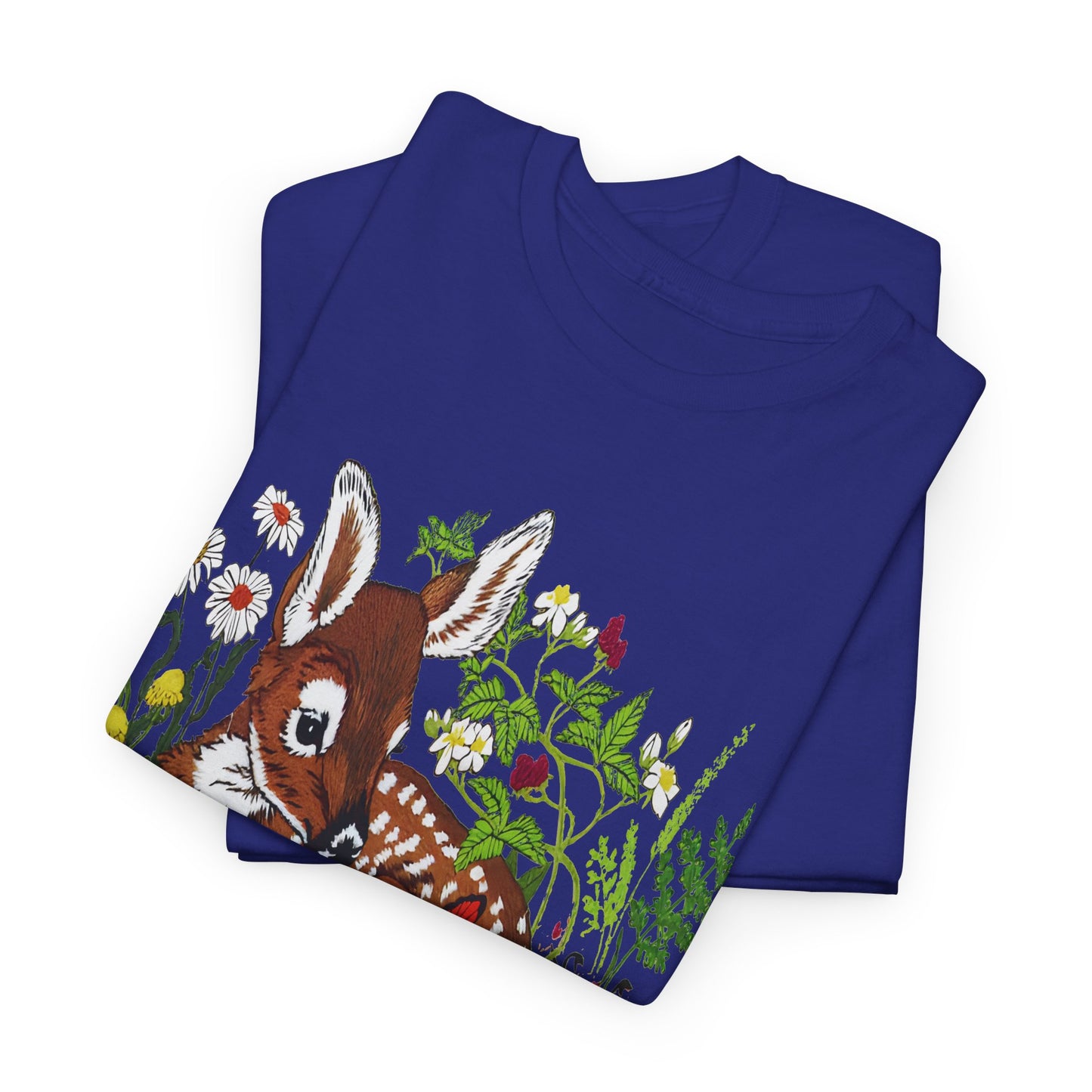 vintage fawn graphic reproduction tshirt