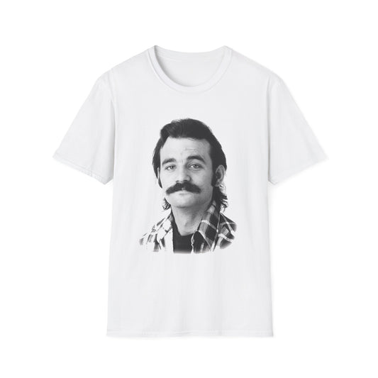 1980s bill murray with a mustache tshirt whatmart