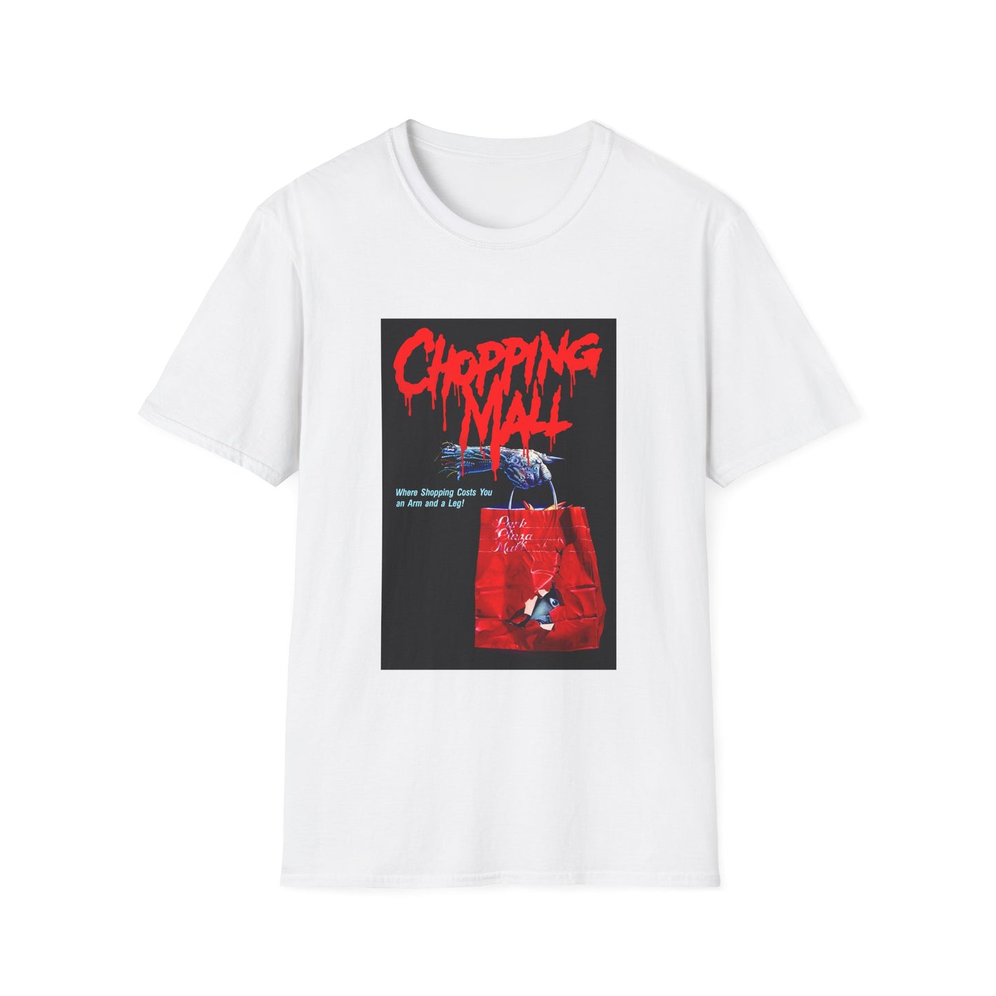 chopping mall 1986 poster colored tshirt