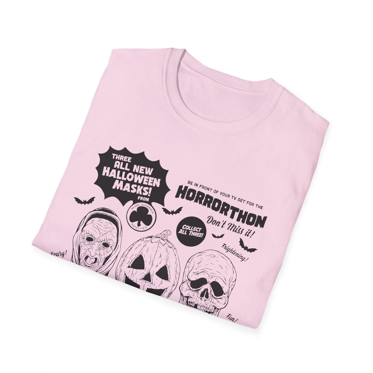 halloween 3 tv guide ad graphic 2 in black tshirt