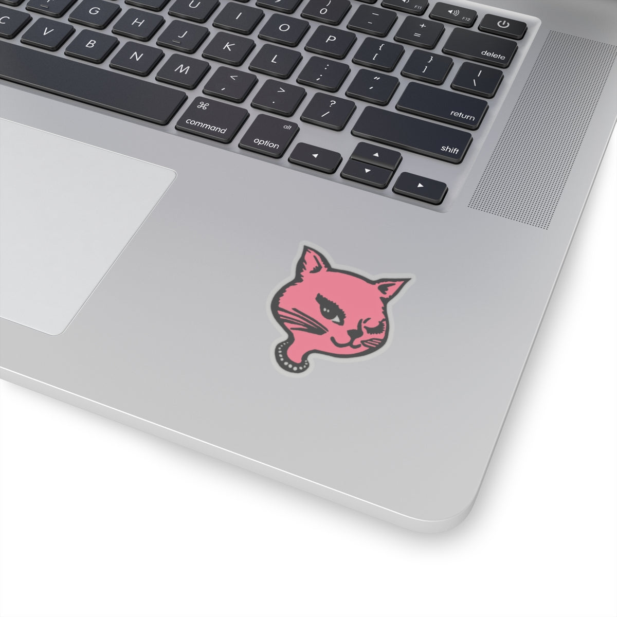 1990s winking cat matte version (no sparkles) kiss-cut sticker whatmart