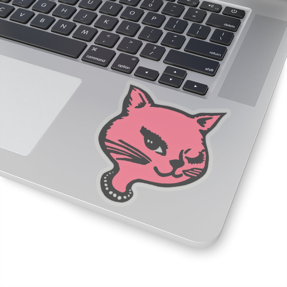 1990s winking cat matte version (no sparkles) kiss-cut sticker whatmart