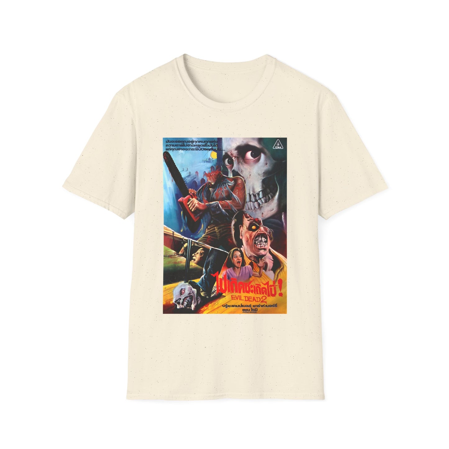 1987 thai movie poster for evil dead 2 tshirt