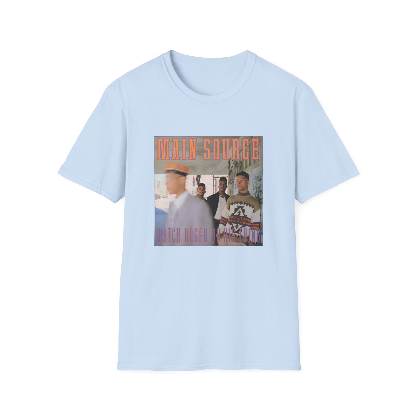 main source 1991 watch roger do his thing single tshirt