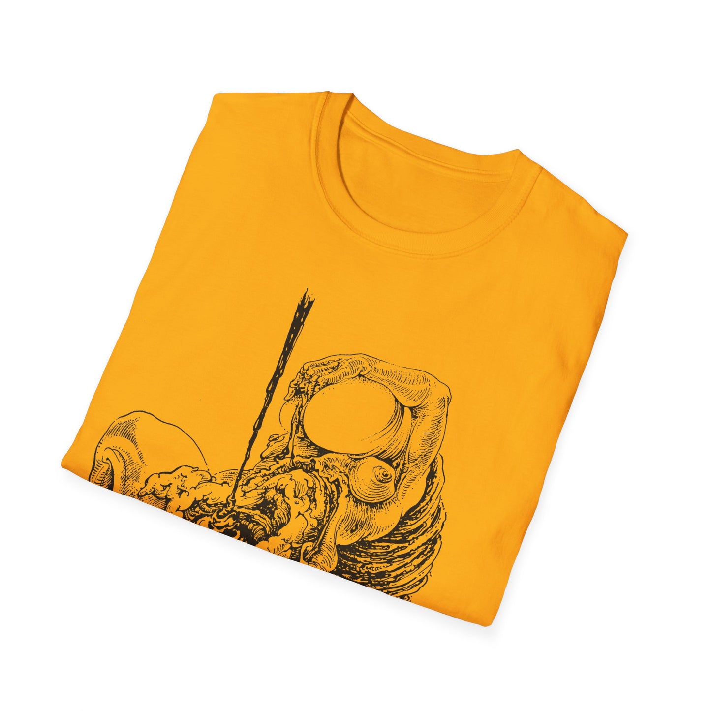 sibylle ruppert drawing from 1975 german avant garde journal tshirt
