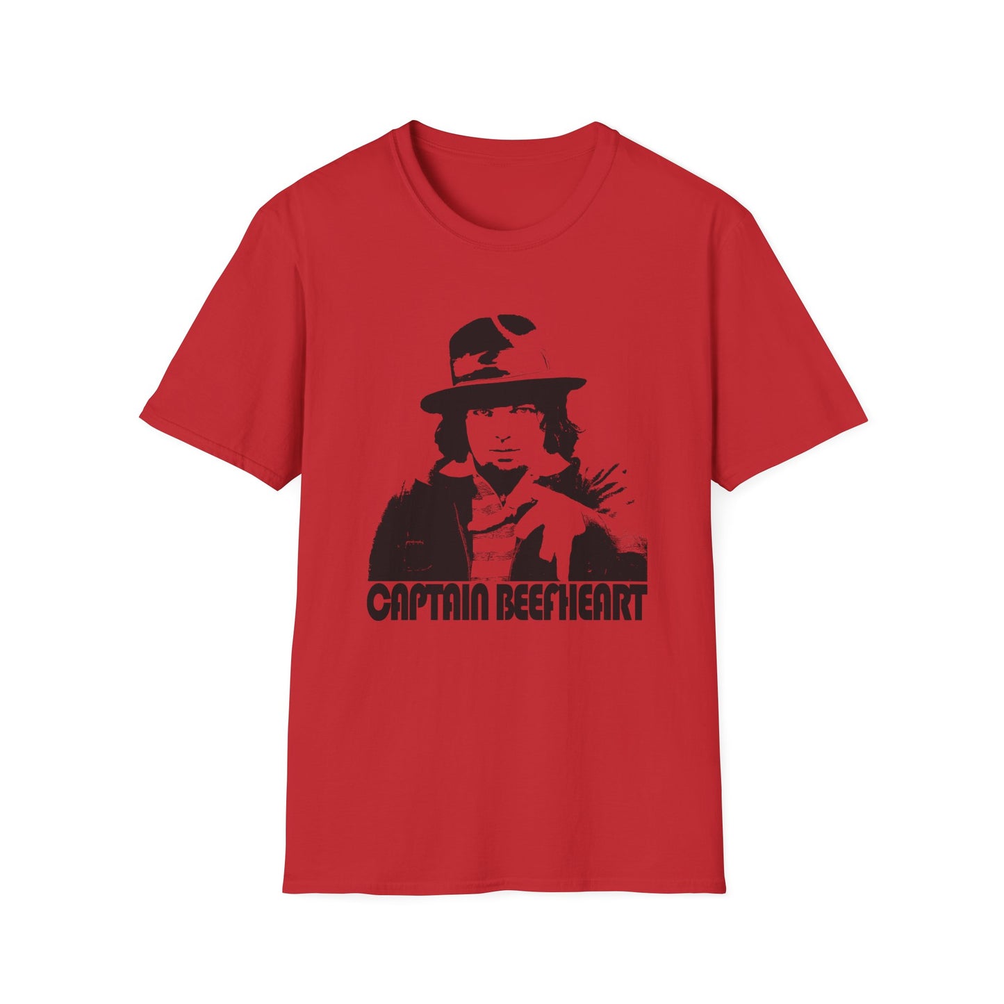 captain beefheart without the trout mask black stencil tshirt