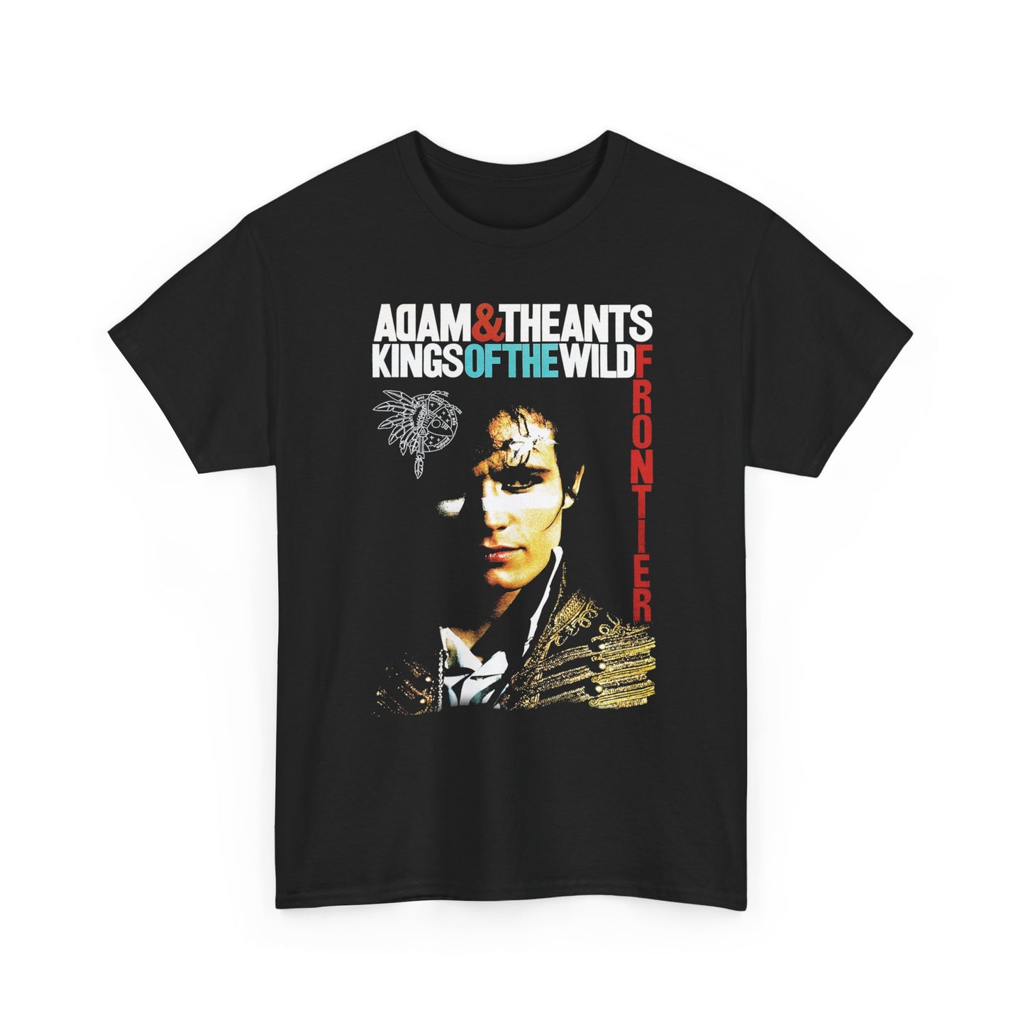 1980 adam and the ants kings of the wild frontier promo poster reproduction tshirt