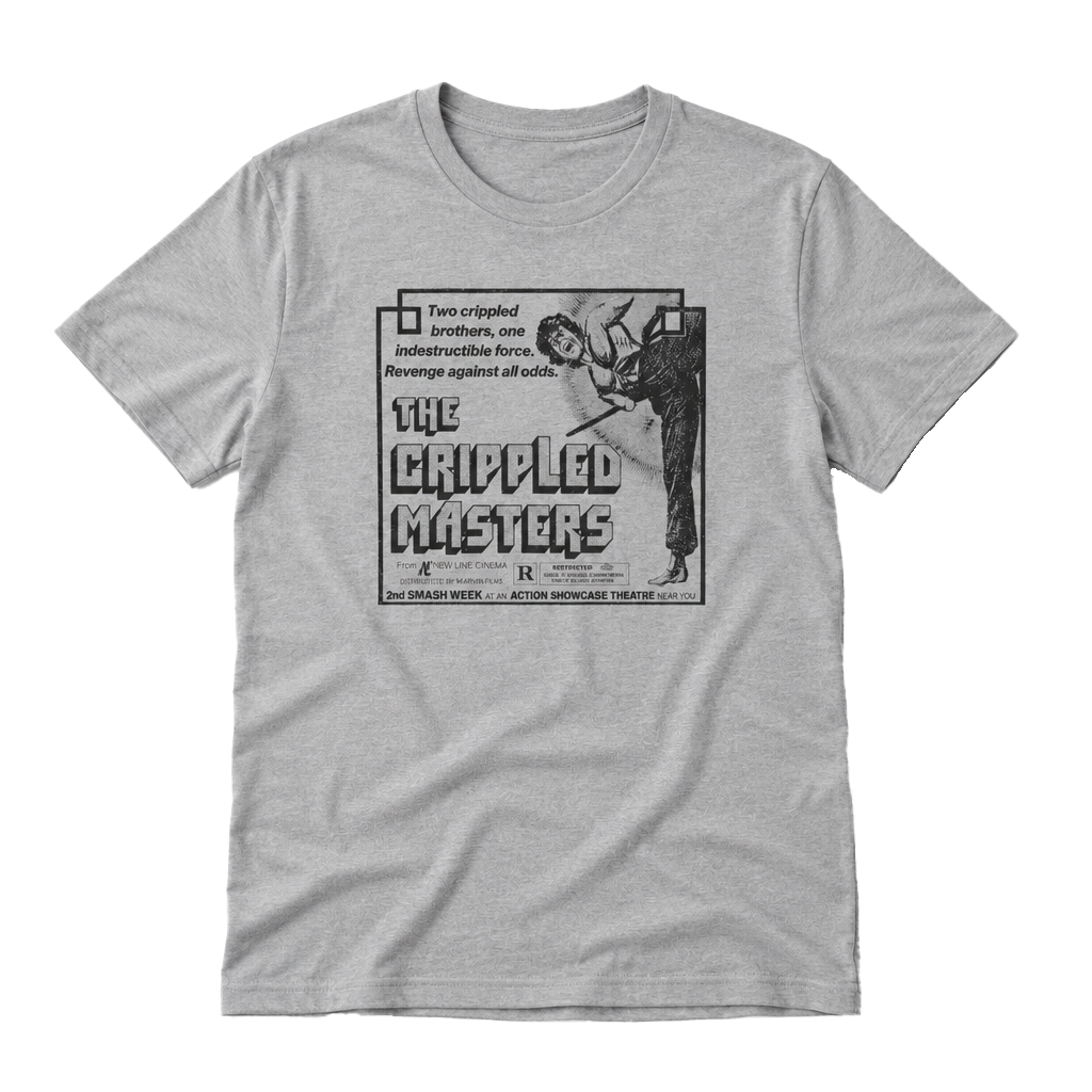 1979 hong kong martial arts film the crippled masters newspaper advertisement tshirt