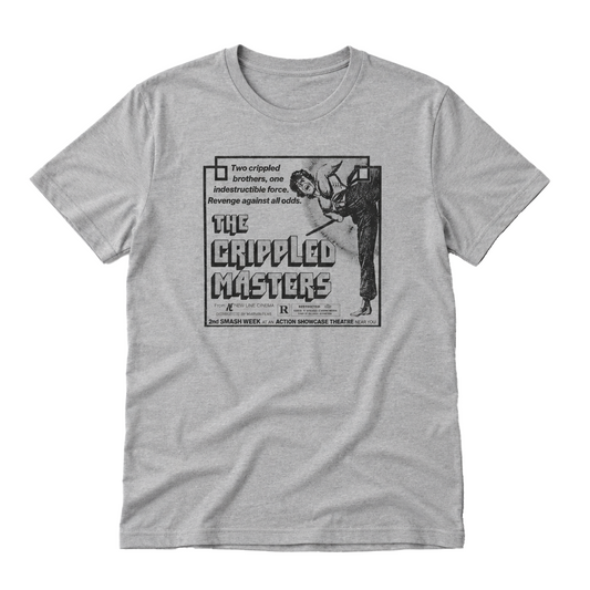 1979 hong kong martial arts film the crippled masters newspaper advertisement tshirt