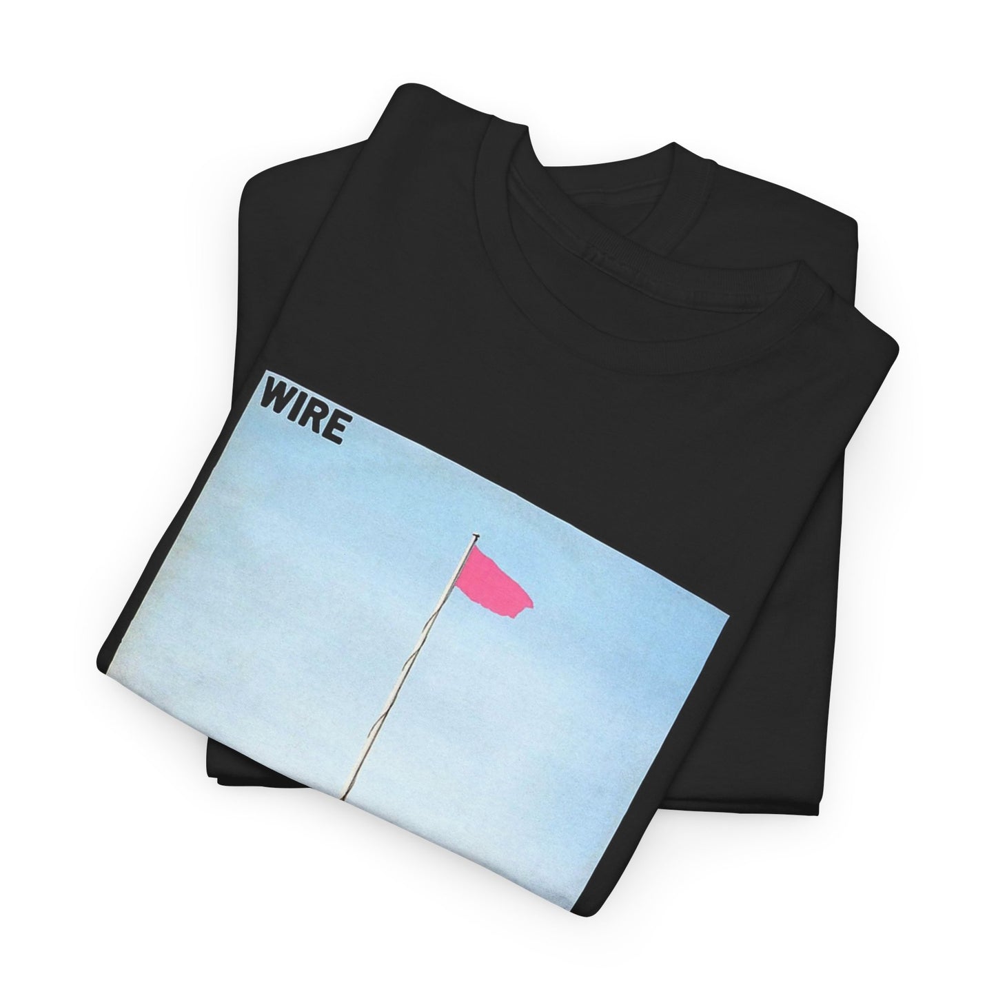 wire 1977 pink flag album cover tshirt