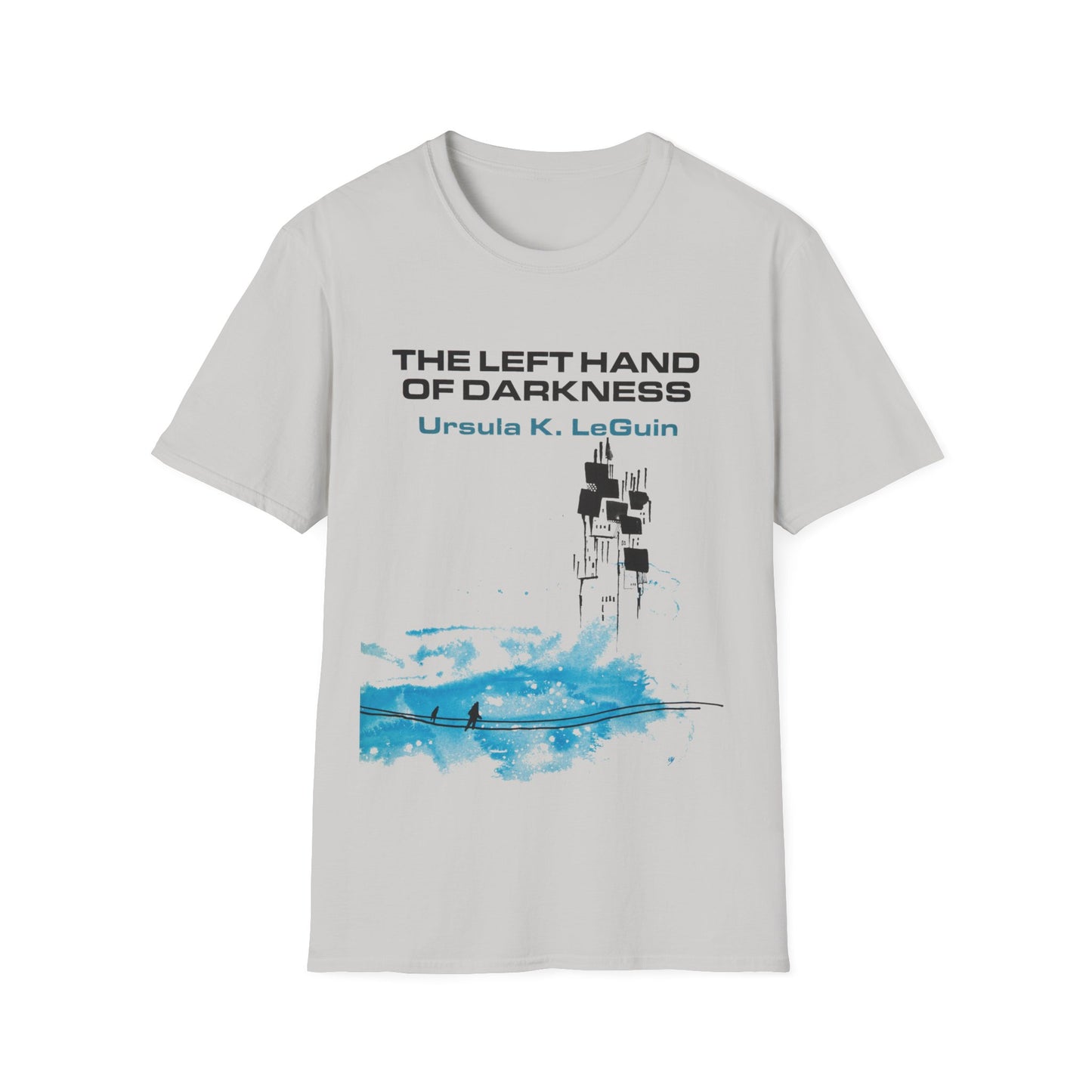 1969 book the left hand of darkness by ursula k le guin book cover tshirt