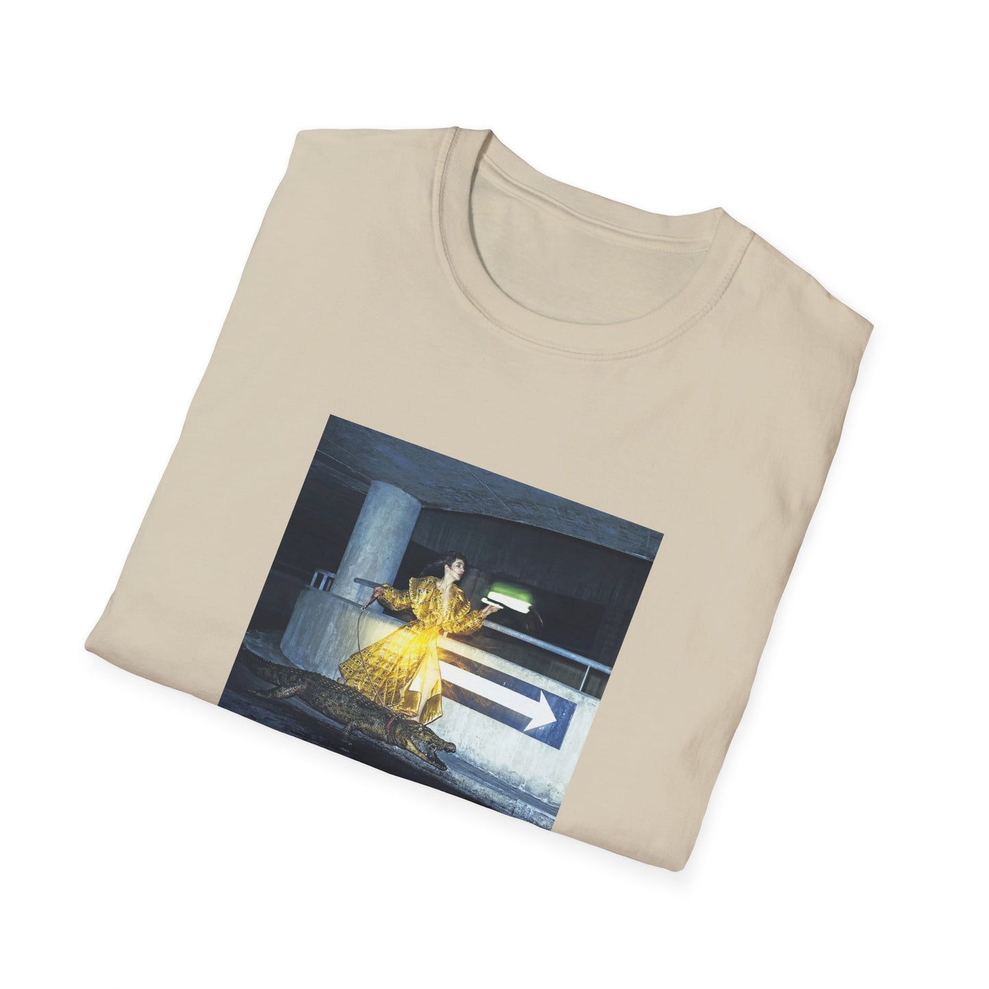 kate bush walking a crocodile in fong leng through the barbican car park tshirt