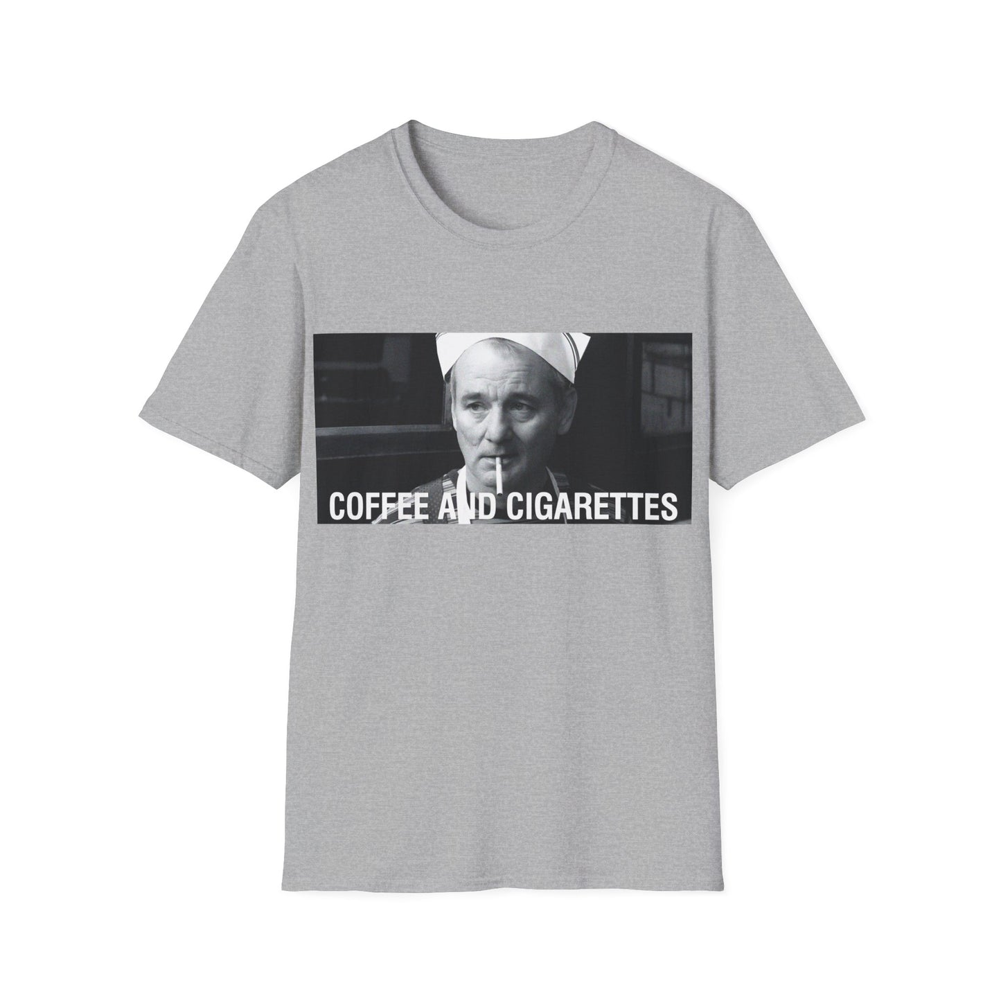 bill murray in coffee and cigarettes tshirt