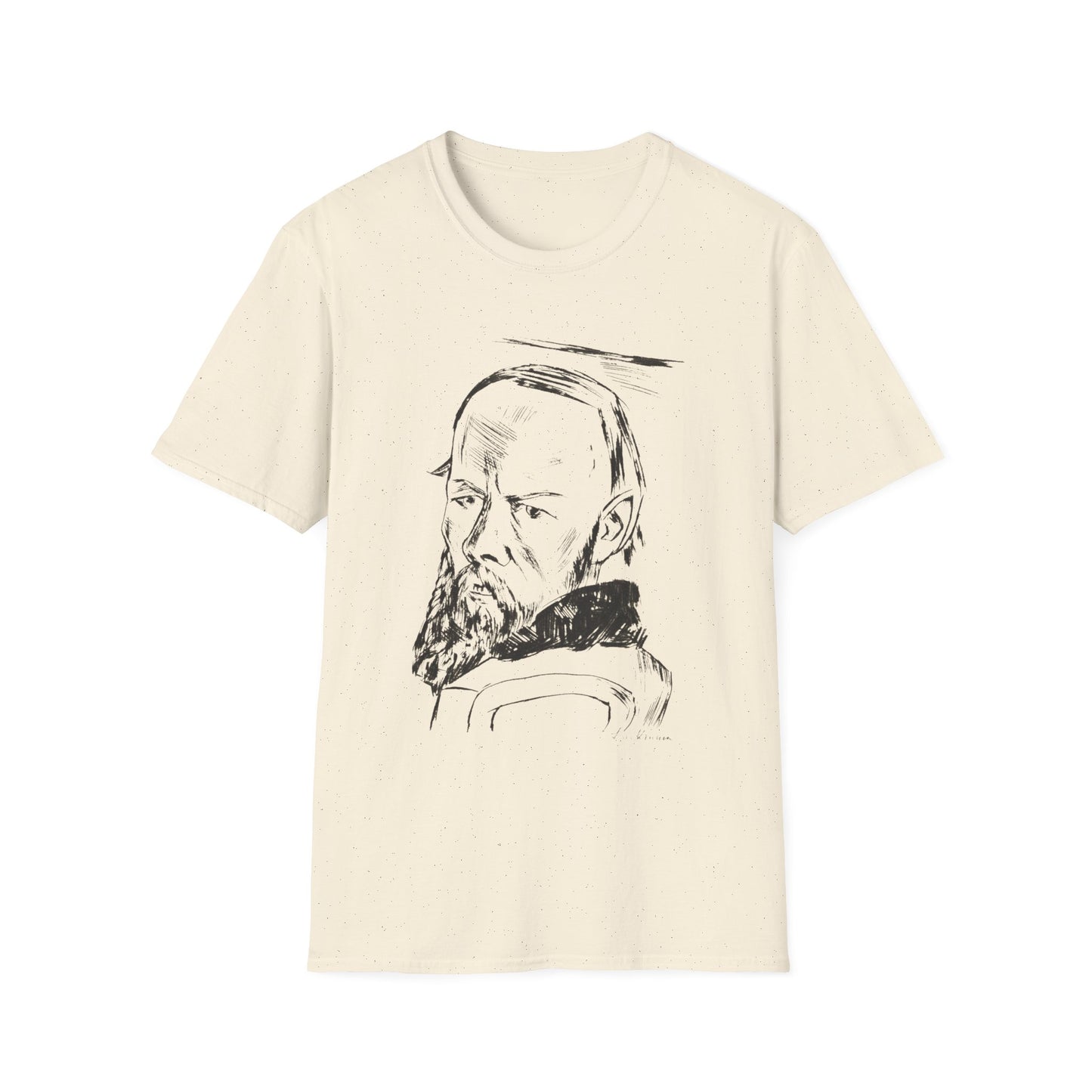 1921 max beckman etching portrait of dostoyevsky (bildnis dostojewski) tshirt