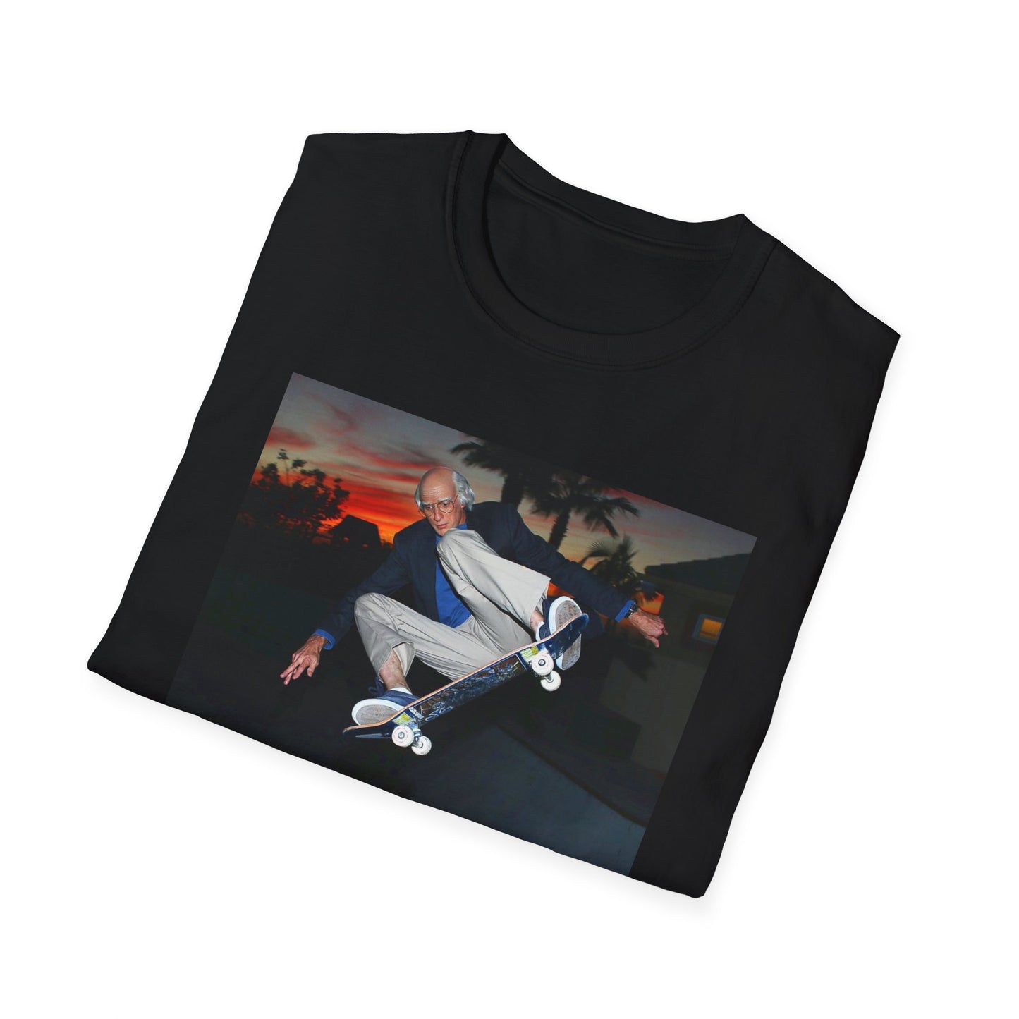 tony hawk as larry david photo tshirt