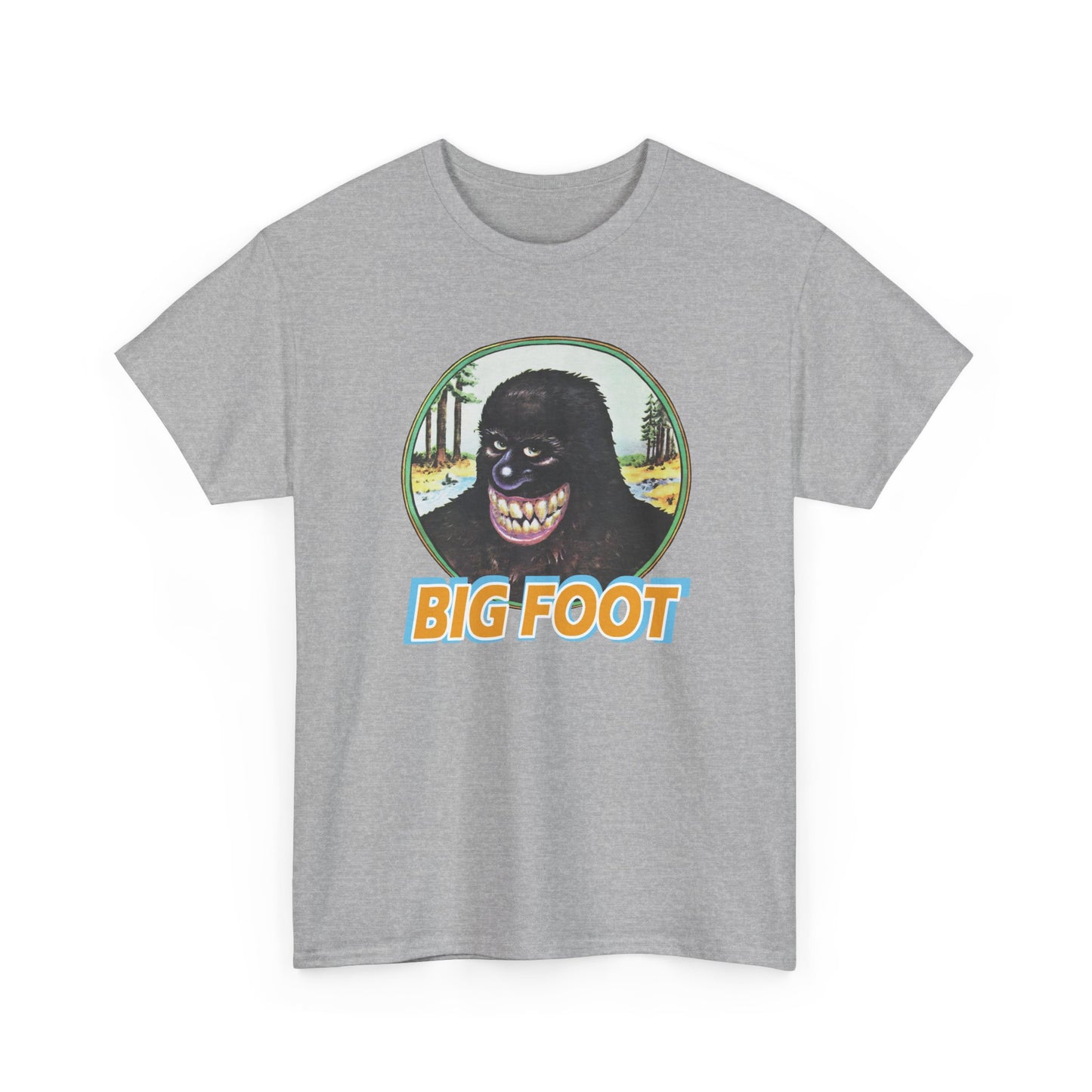 1970s bigfoot vintage graphic custom reproduction tshirt