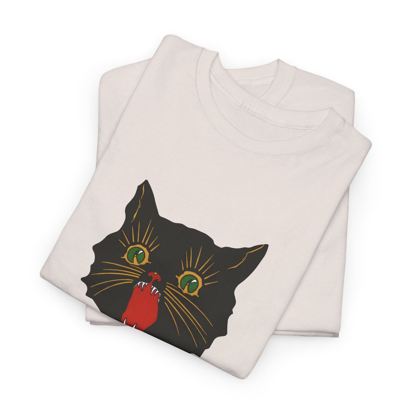 vintage halloween cat reproduction tshirt