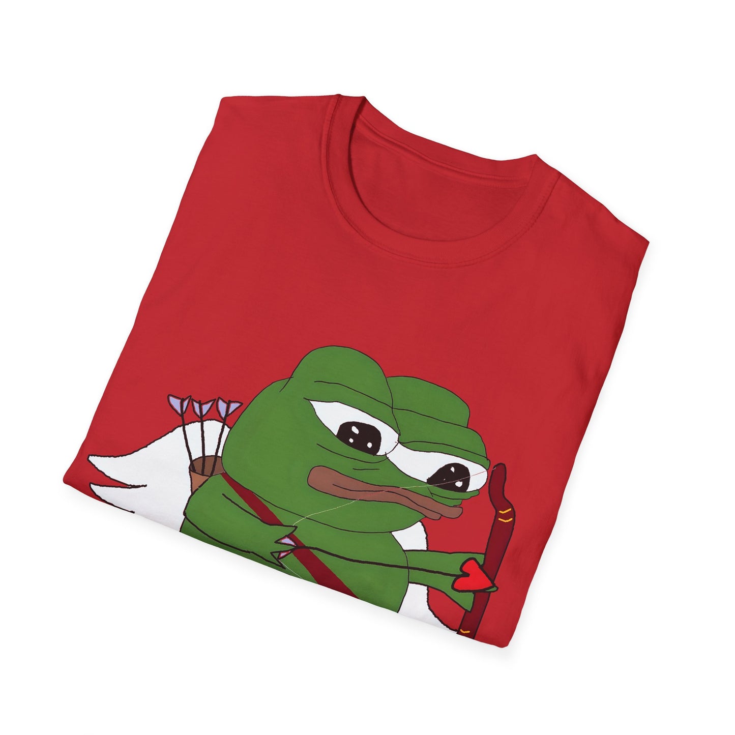 cupid pepe valentine's day tshirt