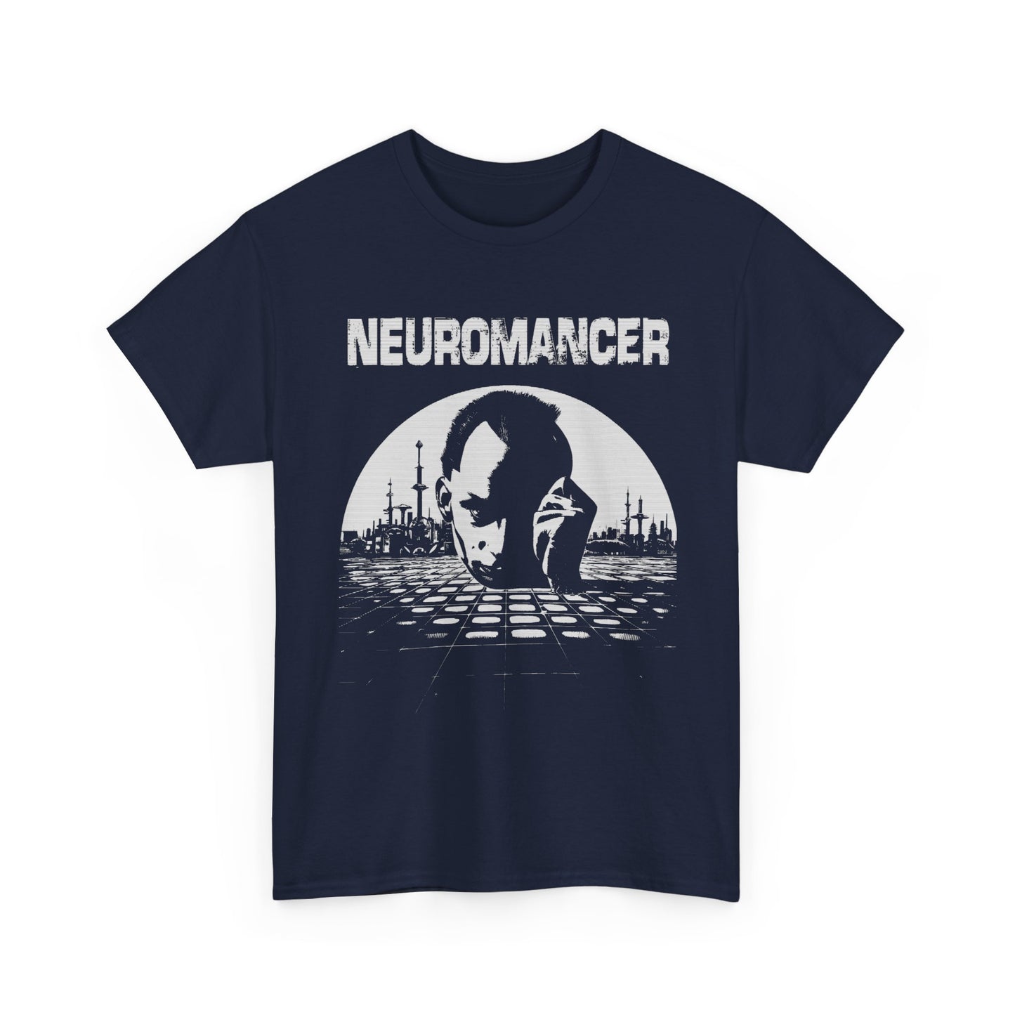 1984 neuromancer william gibson book cover update tshirt