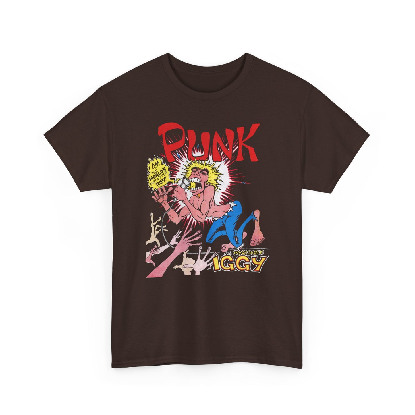 1976 fourth issue of punk magazine iggy graphic tshirt