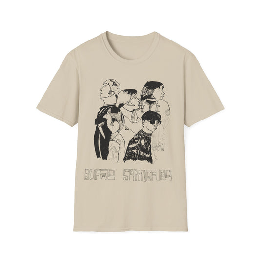buffalo springfield original fan art drawing tshirt