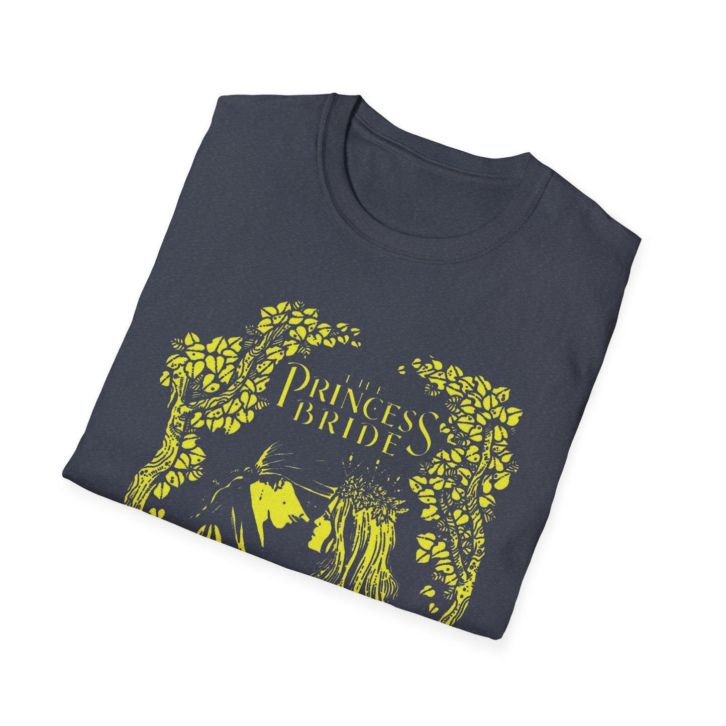 1987 movie princess bride yellow stencil style tshirt