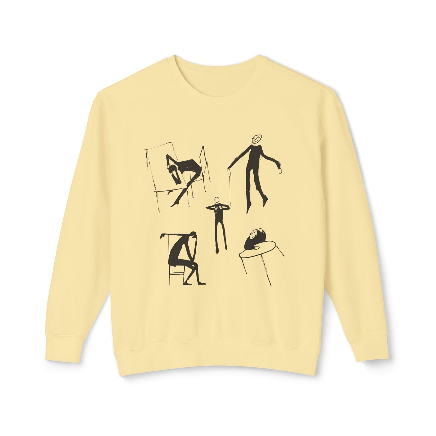 early 1900s sketches (collage of sketches) india ink on paper by franz kafka 100% cotton sweatshirt