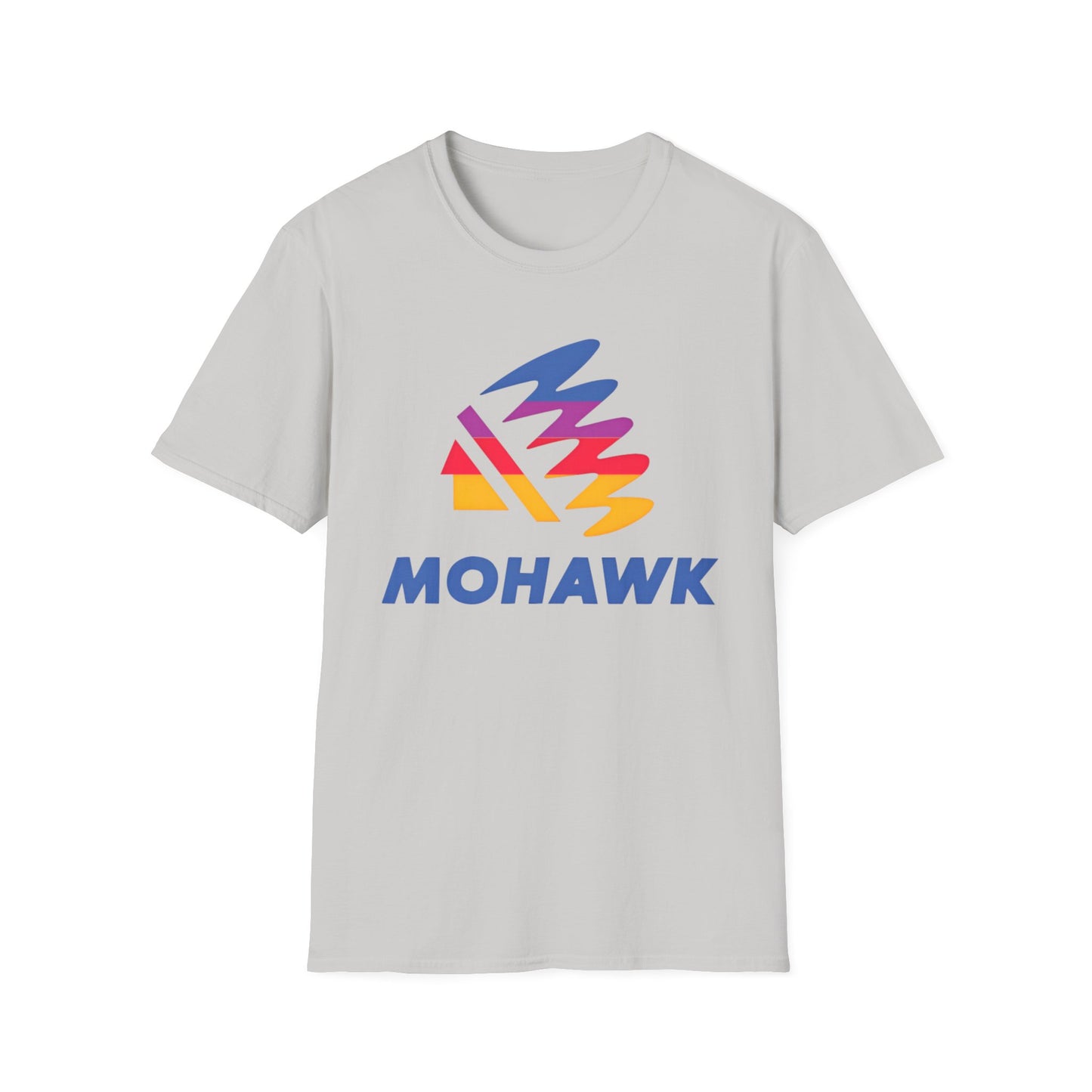 mohawk defunct gas station logo tshirt