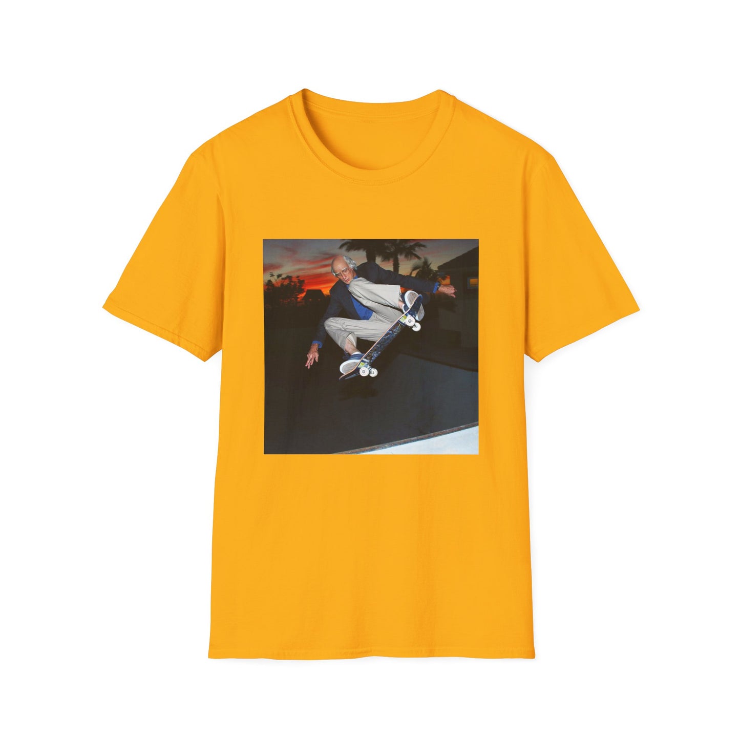 tony hawk as larry david photo tshirt