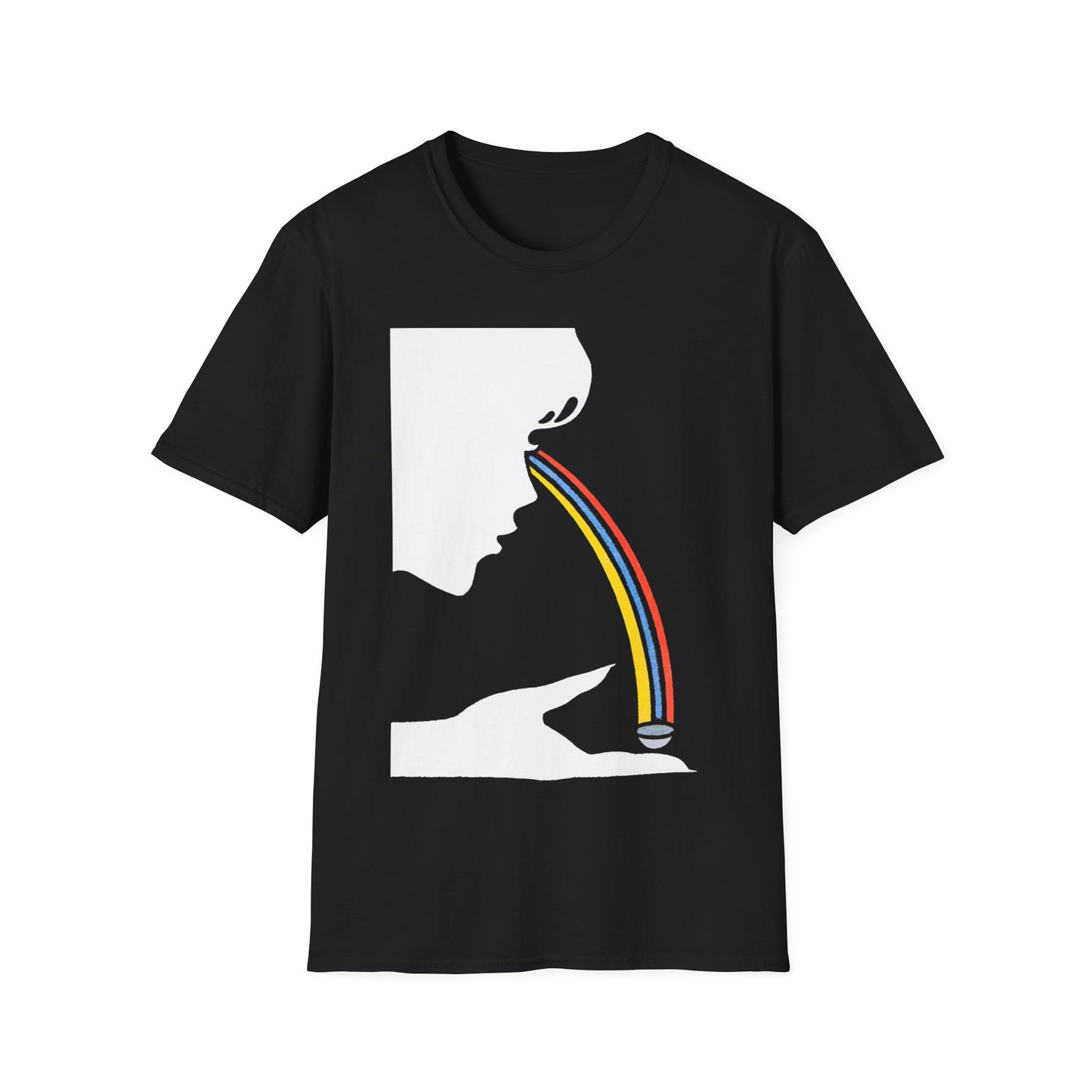 rainbow eyeball graphic tshirt