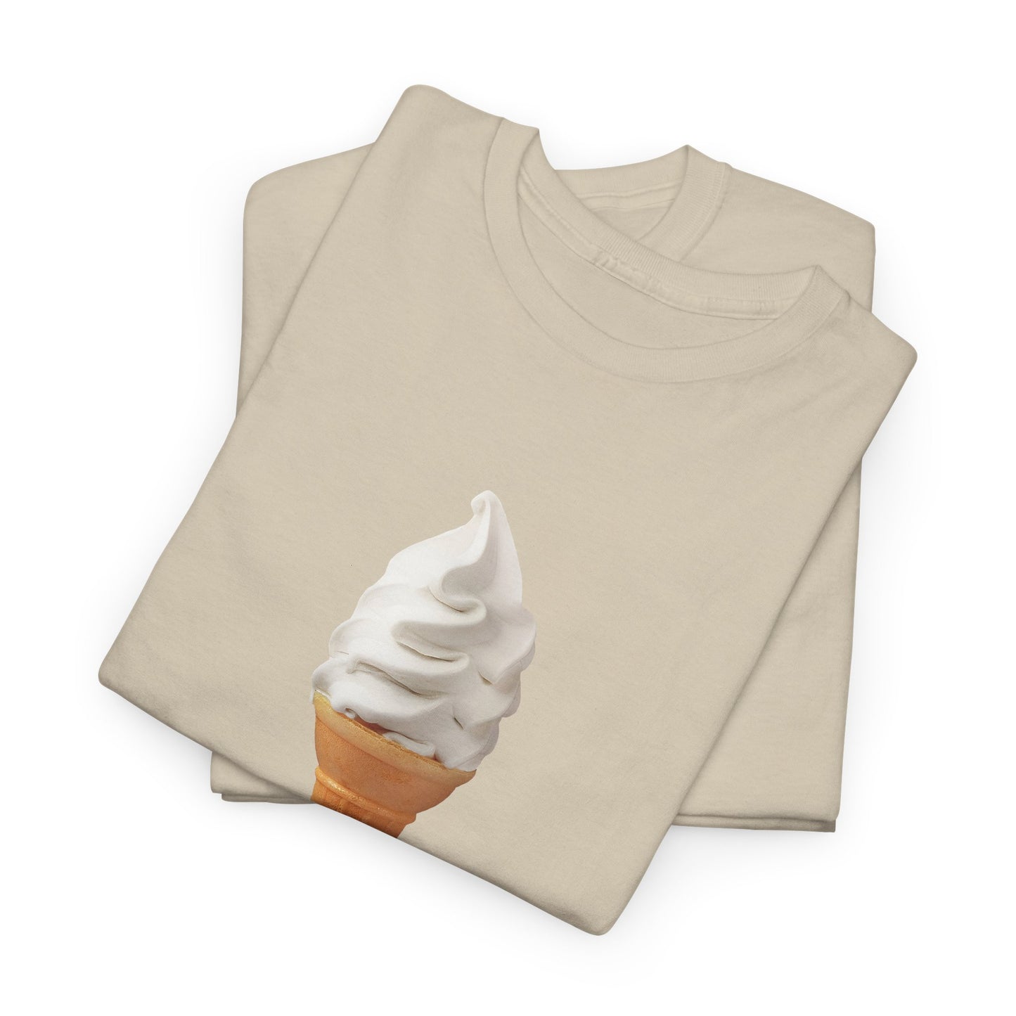 soft vanilla ice cream cone tshirt